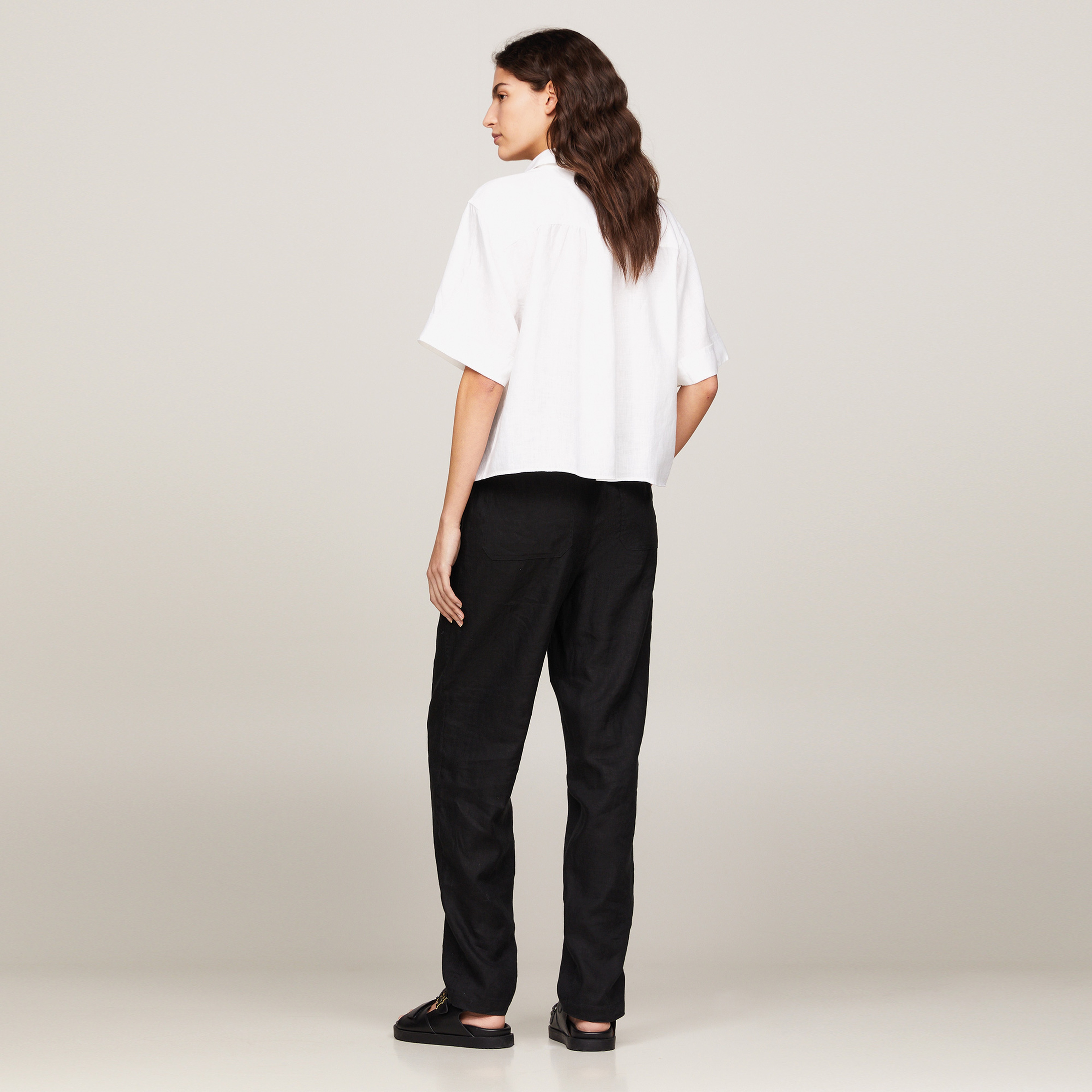 Tommy Hilfiger Kadın Beyaz Gömlek