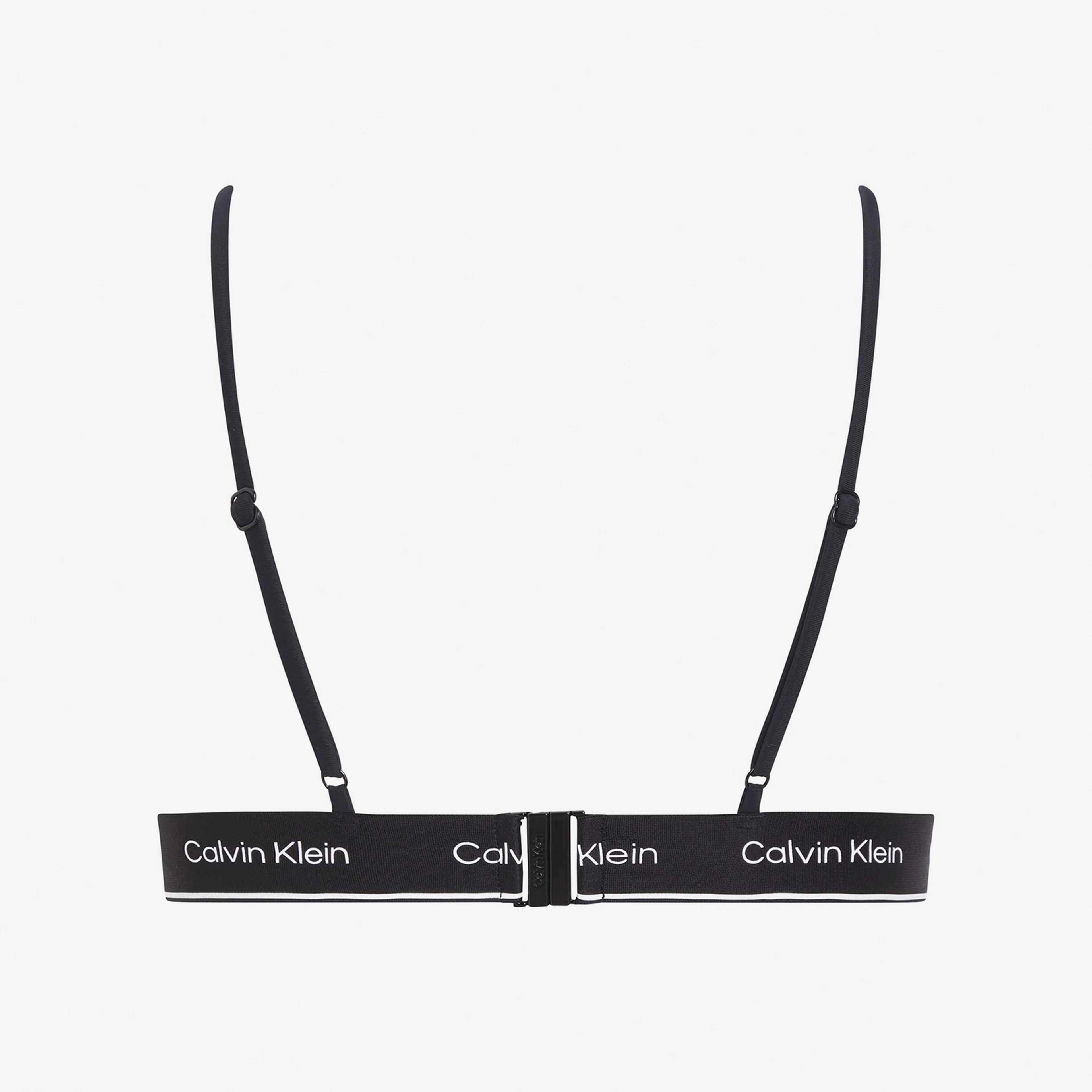 Calvin Klein Meta Legacy Kadın Siyah Bikini Üstü