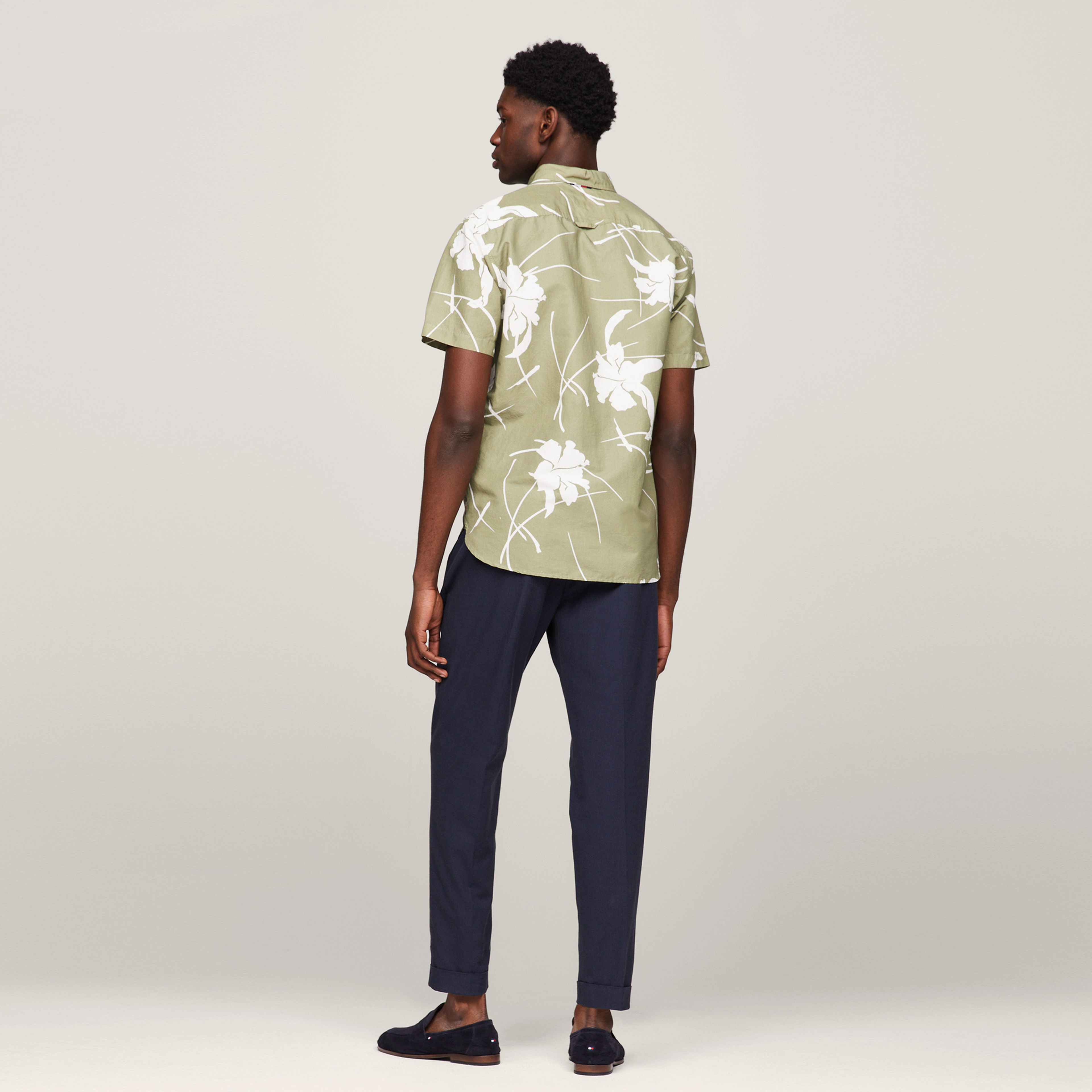 Tommy Hilfiger Erkek Yeşil Gömlek