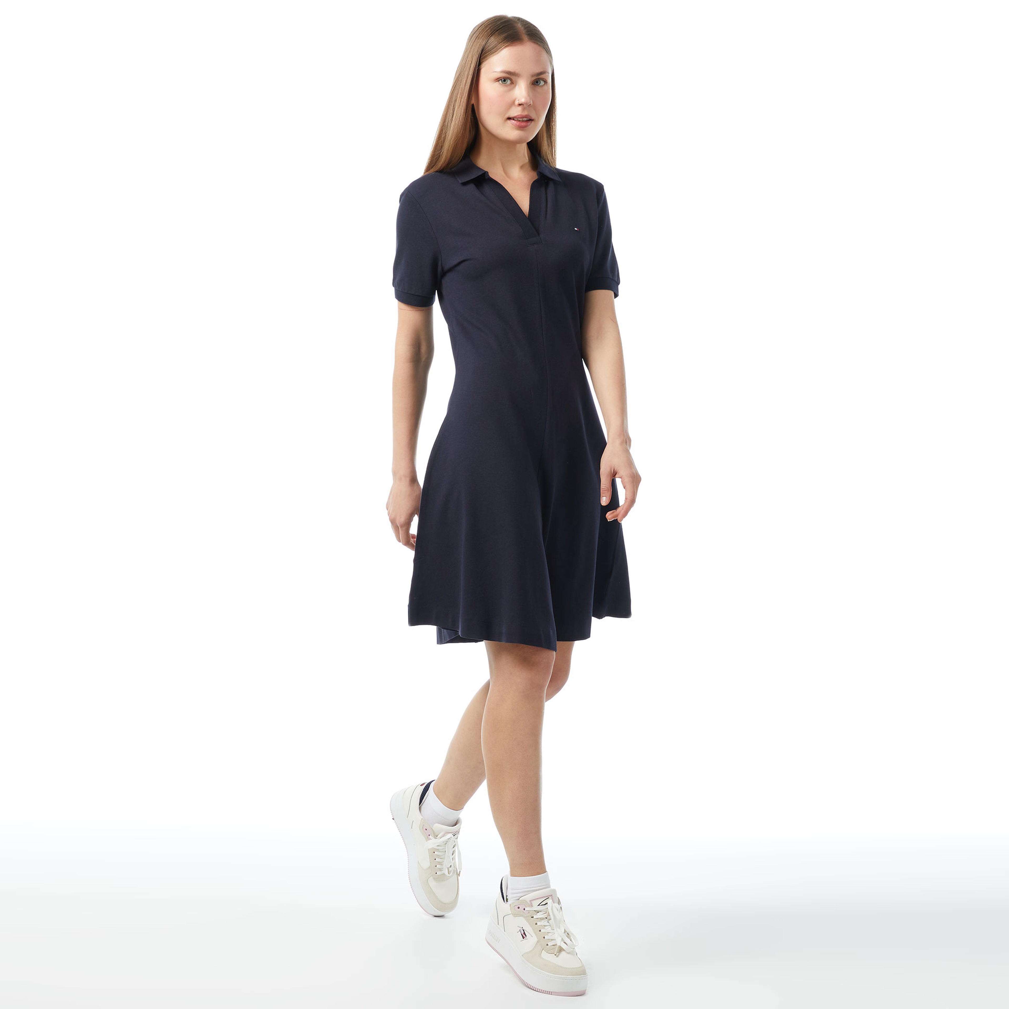 Tommy Hilfiger Kadın Mavi Elbise