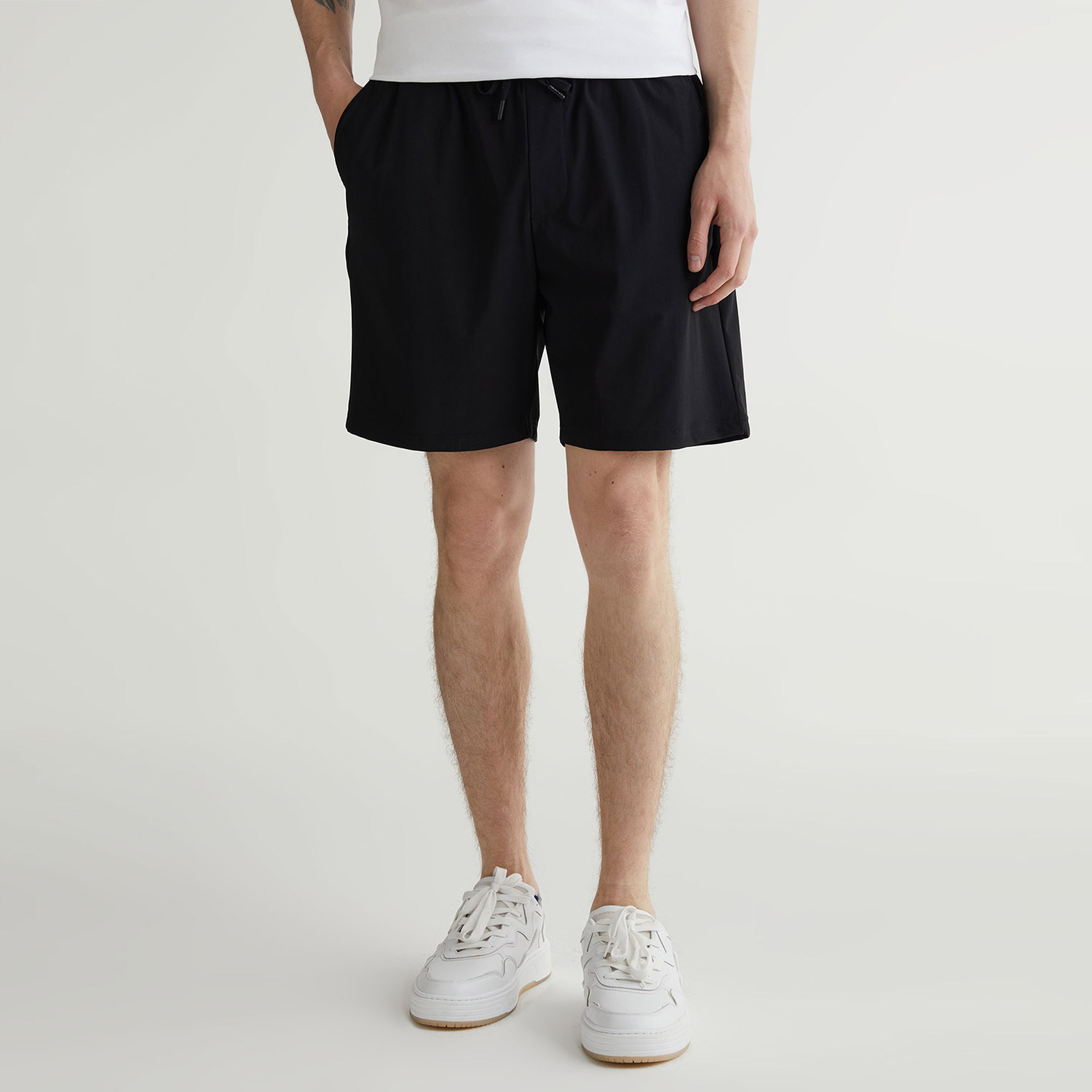 GANT Erkek Siyah Regular Fit Şort