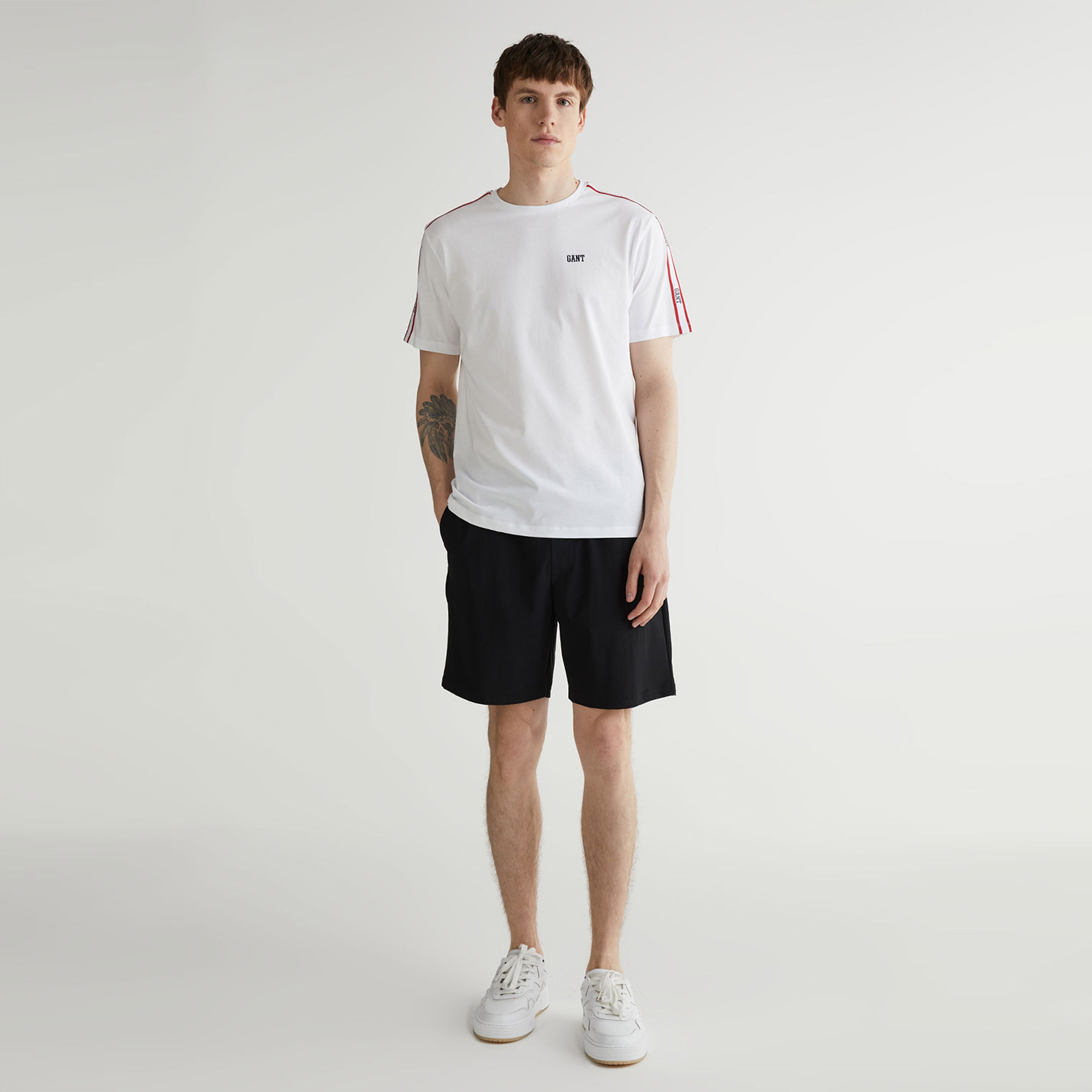 GANT Erkek Siyah Regular Fit Şort