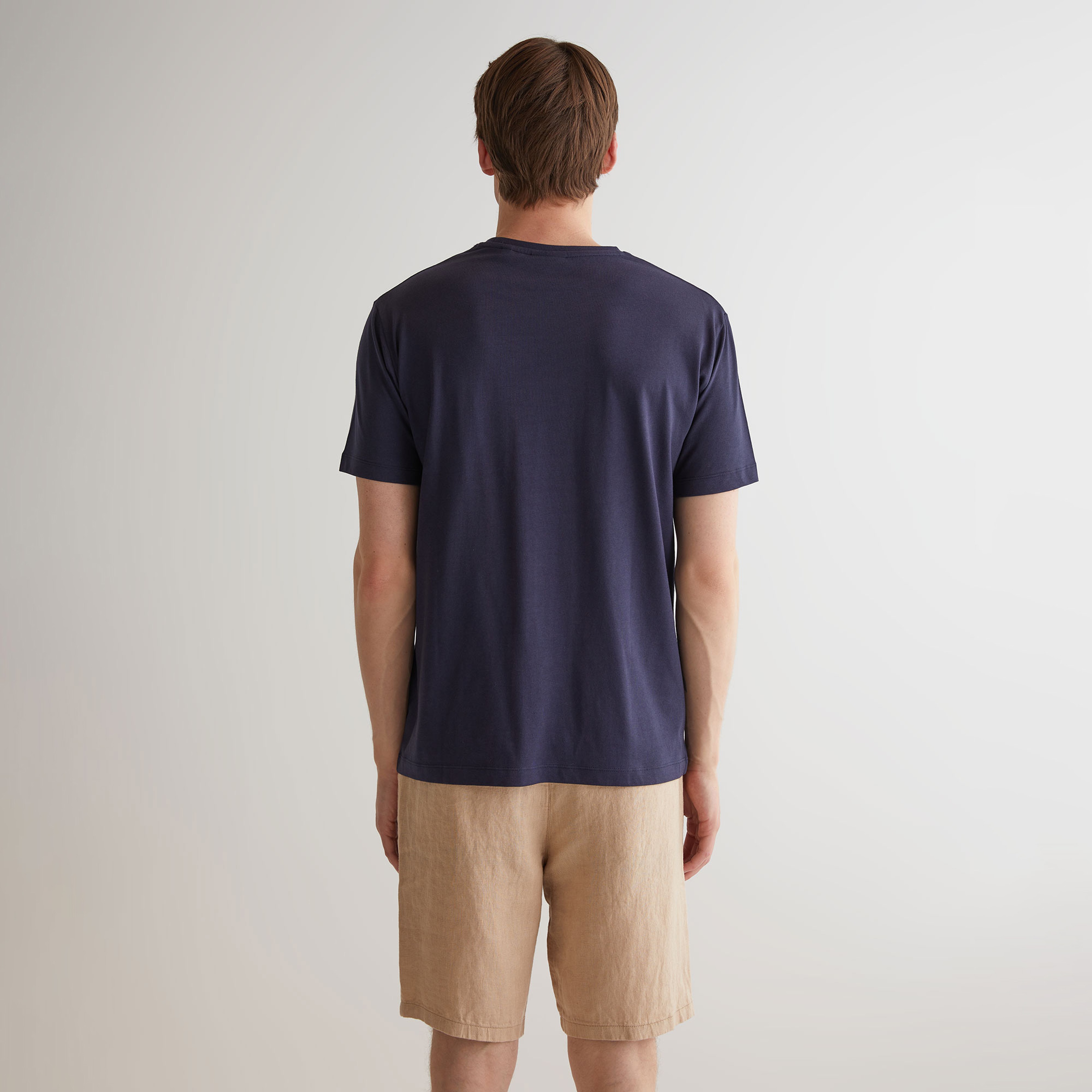 GANT Erkek Lacivert Regular Fit T-Shirt
