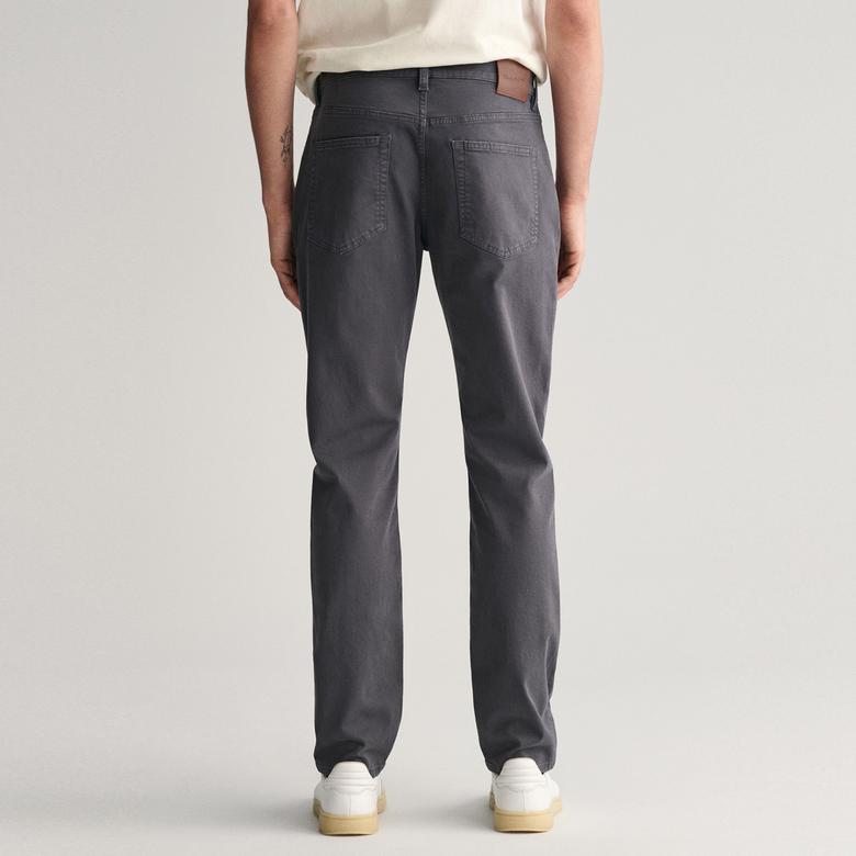 GANT Erkek Gri Slim Fit Jean