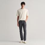 GANT Erkek Gri Slim Fit Jean
