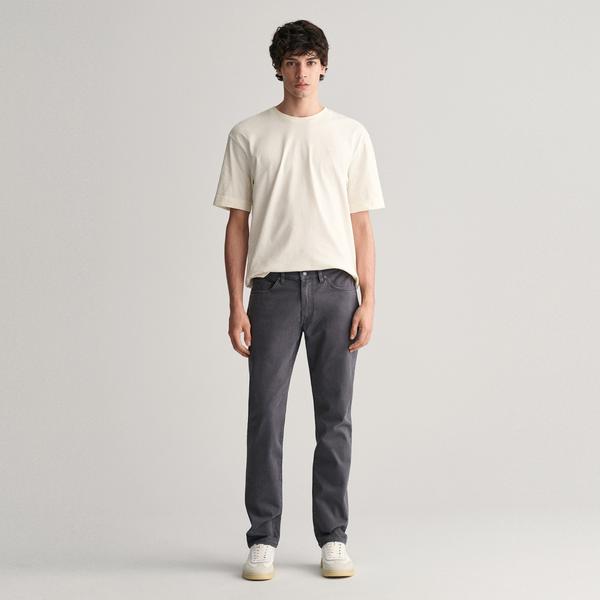 GANT Erkek Gri Slim Fit Jean