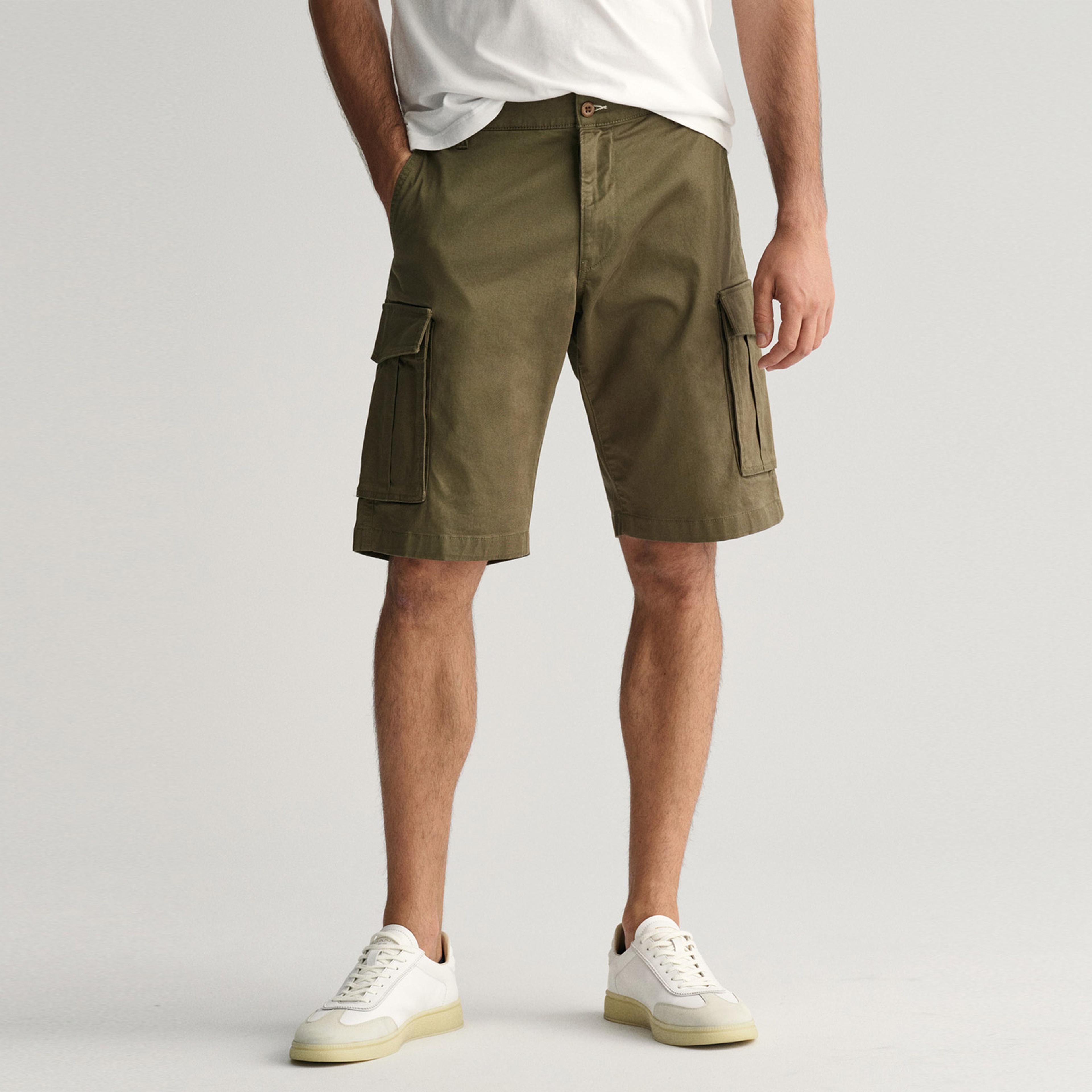 GANT Erkek Yeşil Relaxed Fit Şort