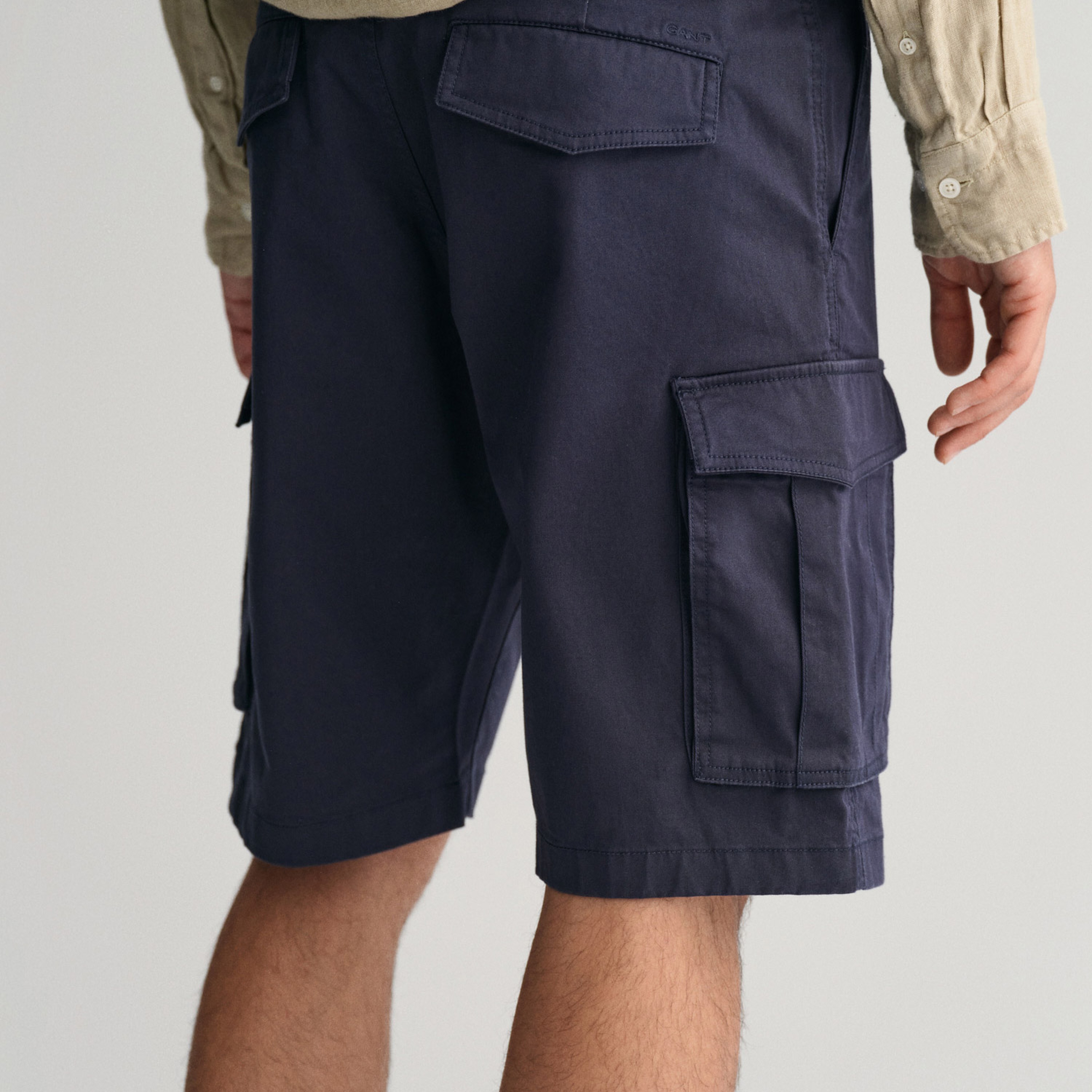 GANT Erkek Lacivert Relaxed Fit Şort