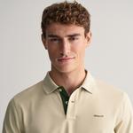 GANT Erkek Bej Regular Fit Polo
