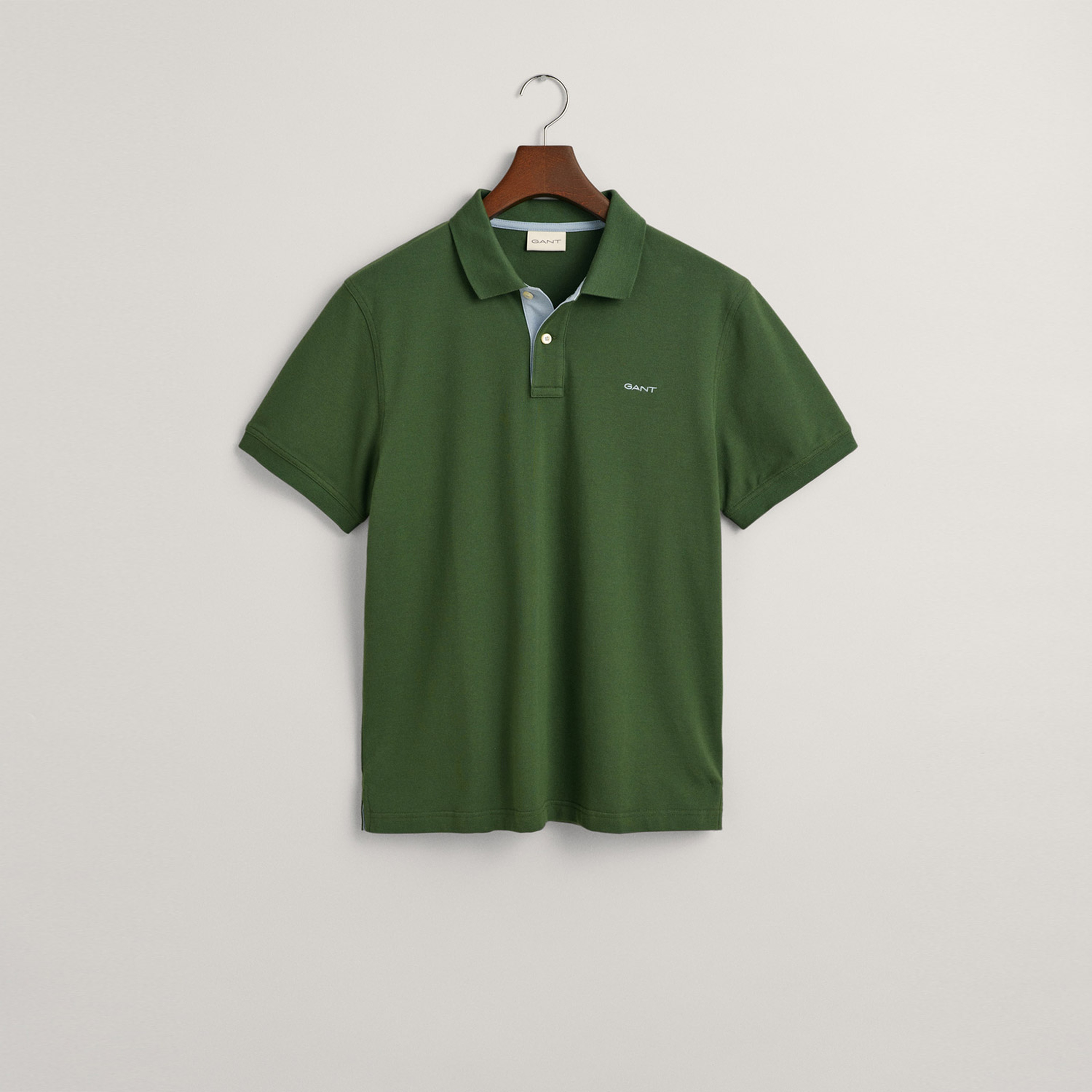 GANT Erkek Yeşil Regular Fit Polo