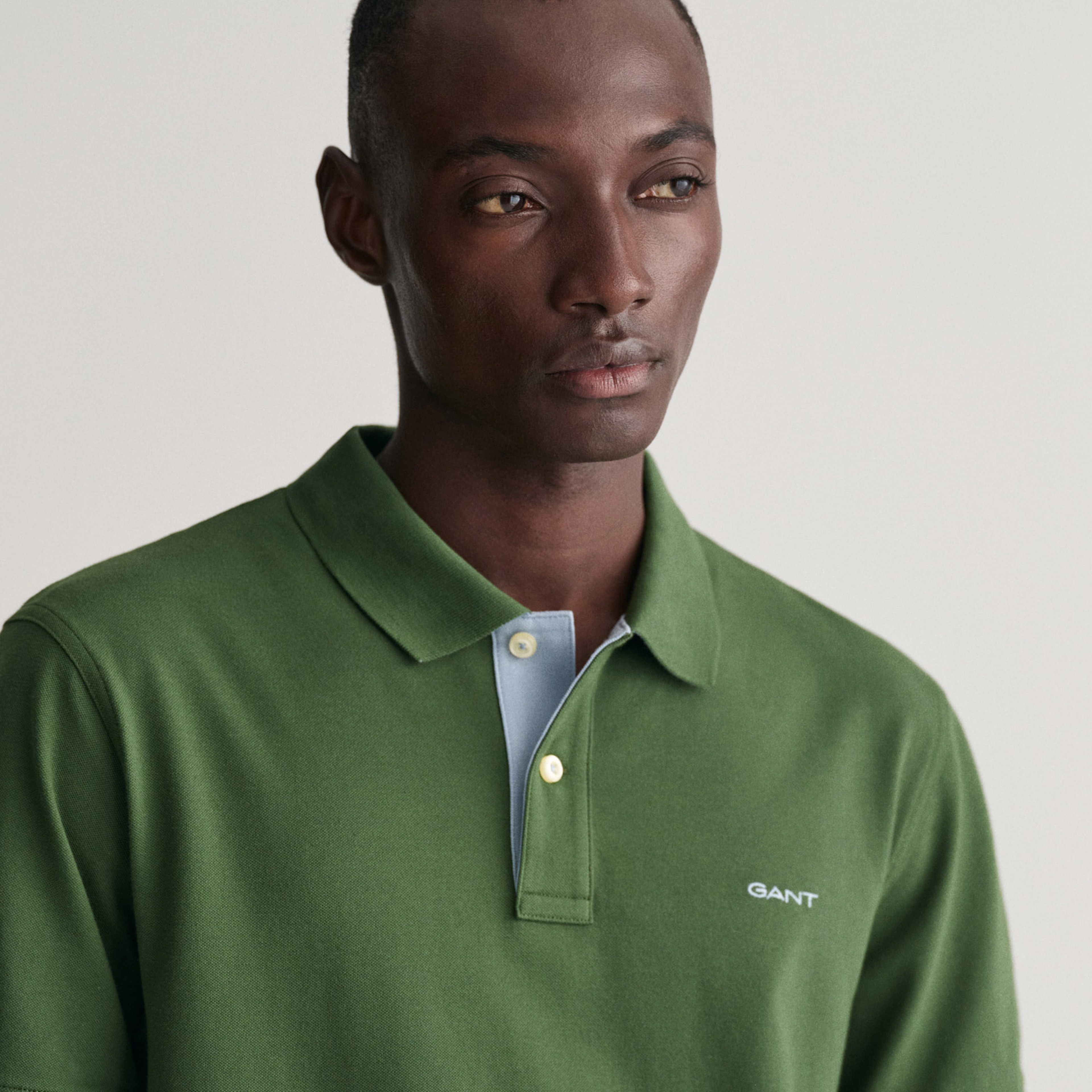 GANT Erkek Yeşil Regular Fit Polo