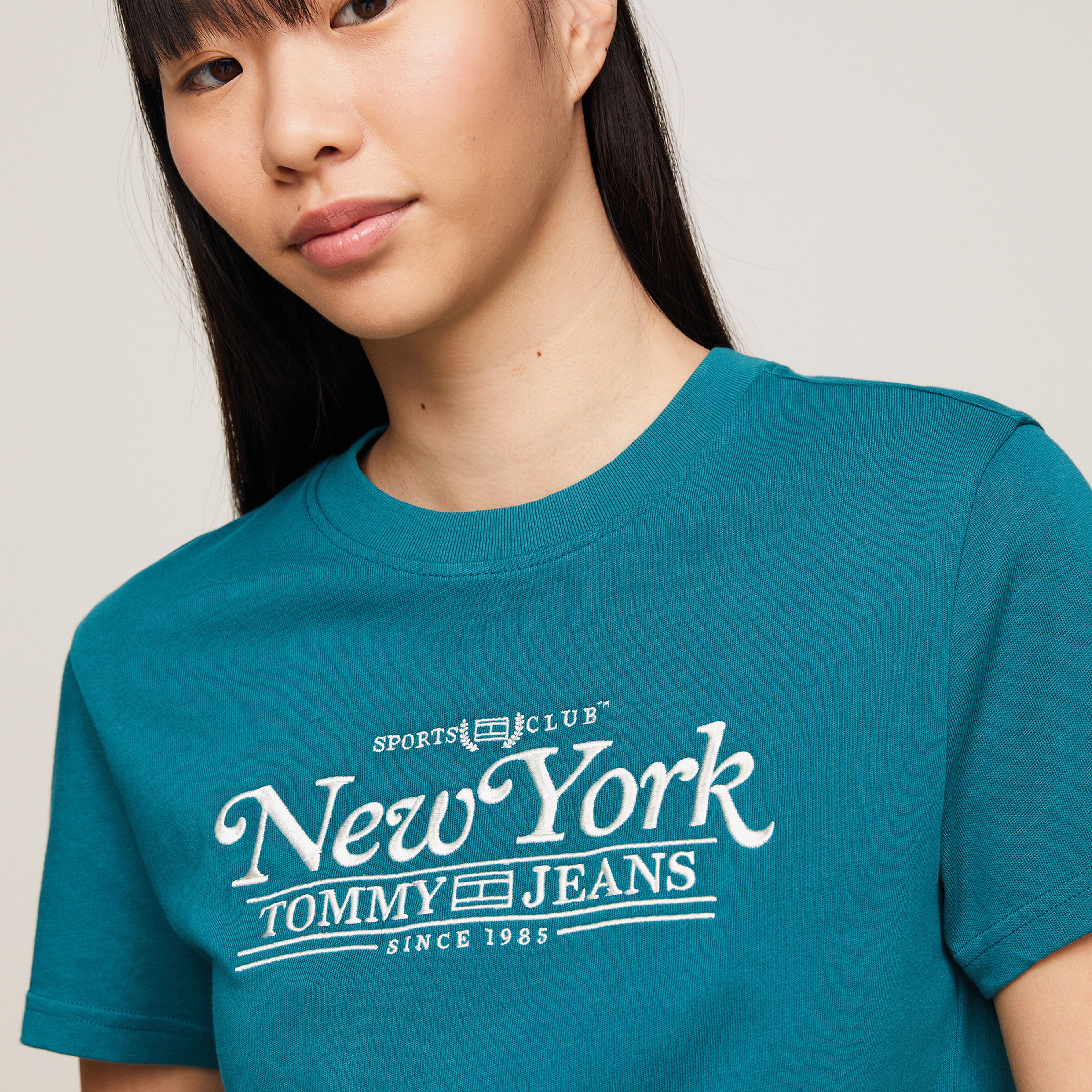 Tommy Hilfiger Kadın Mavi Tshirt