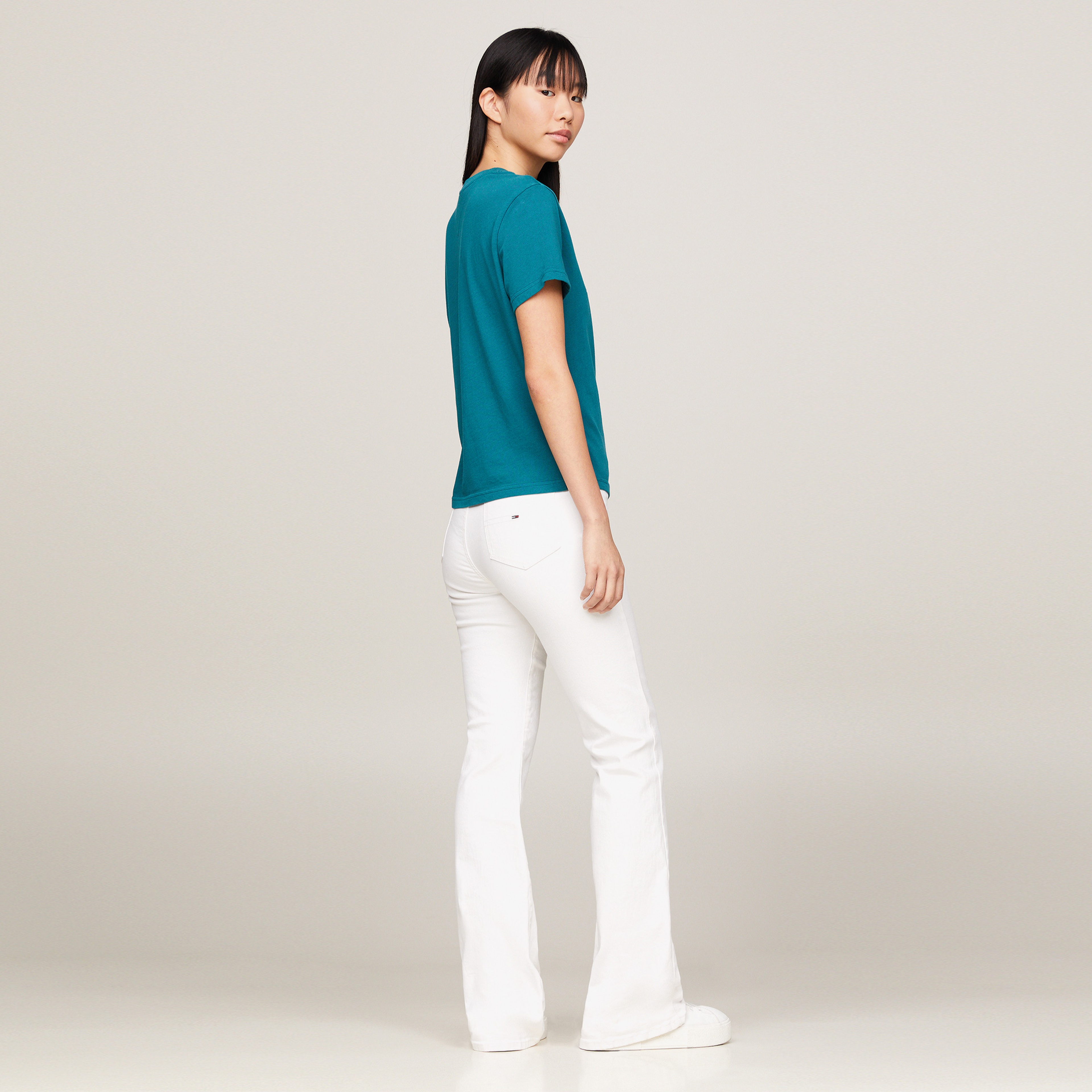 Tommy Hilfiger Kadın Mavi Tshirt