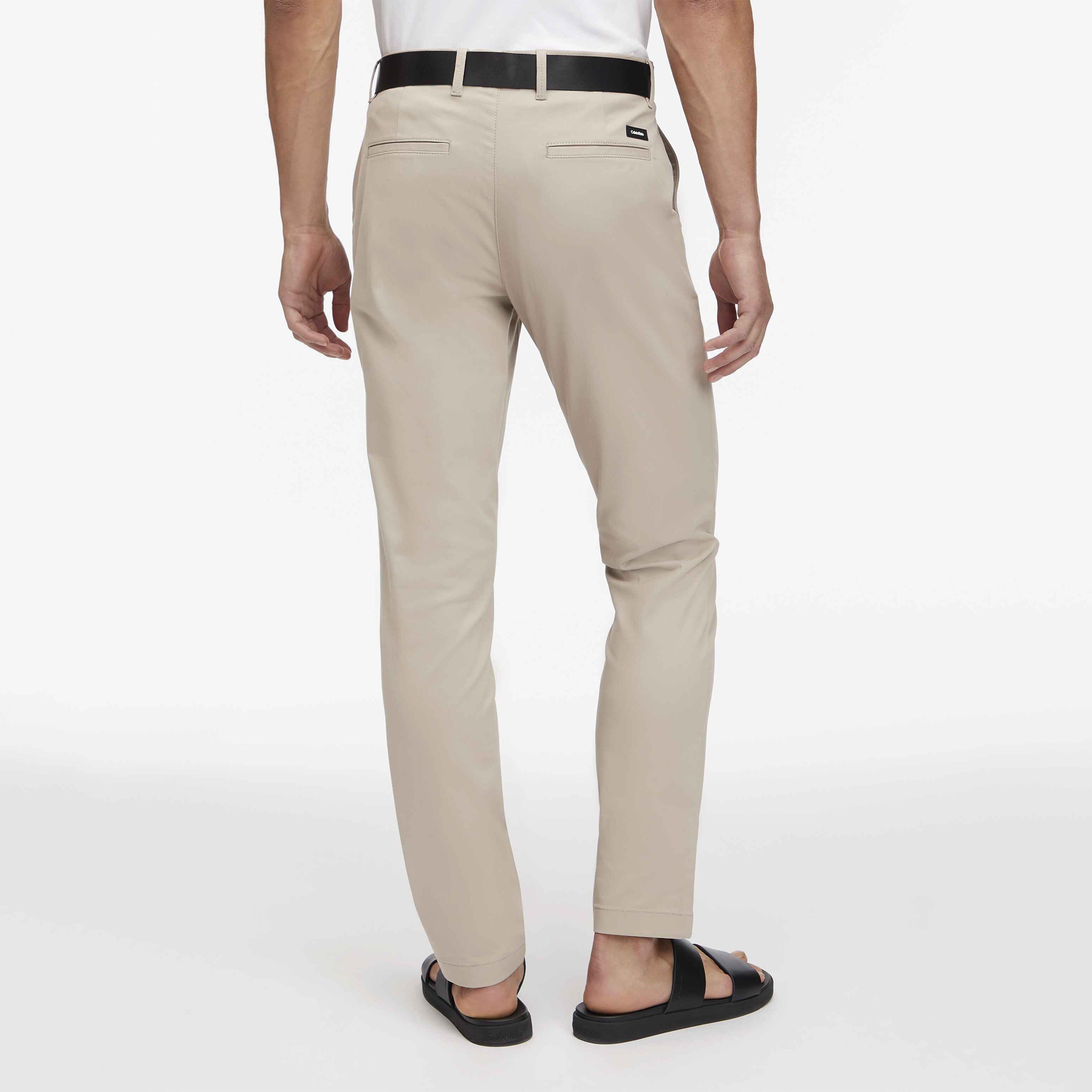 Calvin Klein Modern Twill Erkek Gri Pantolon