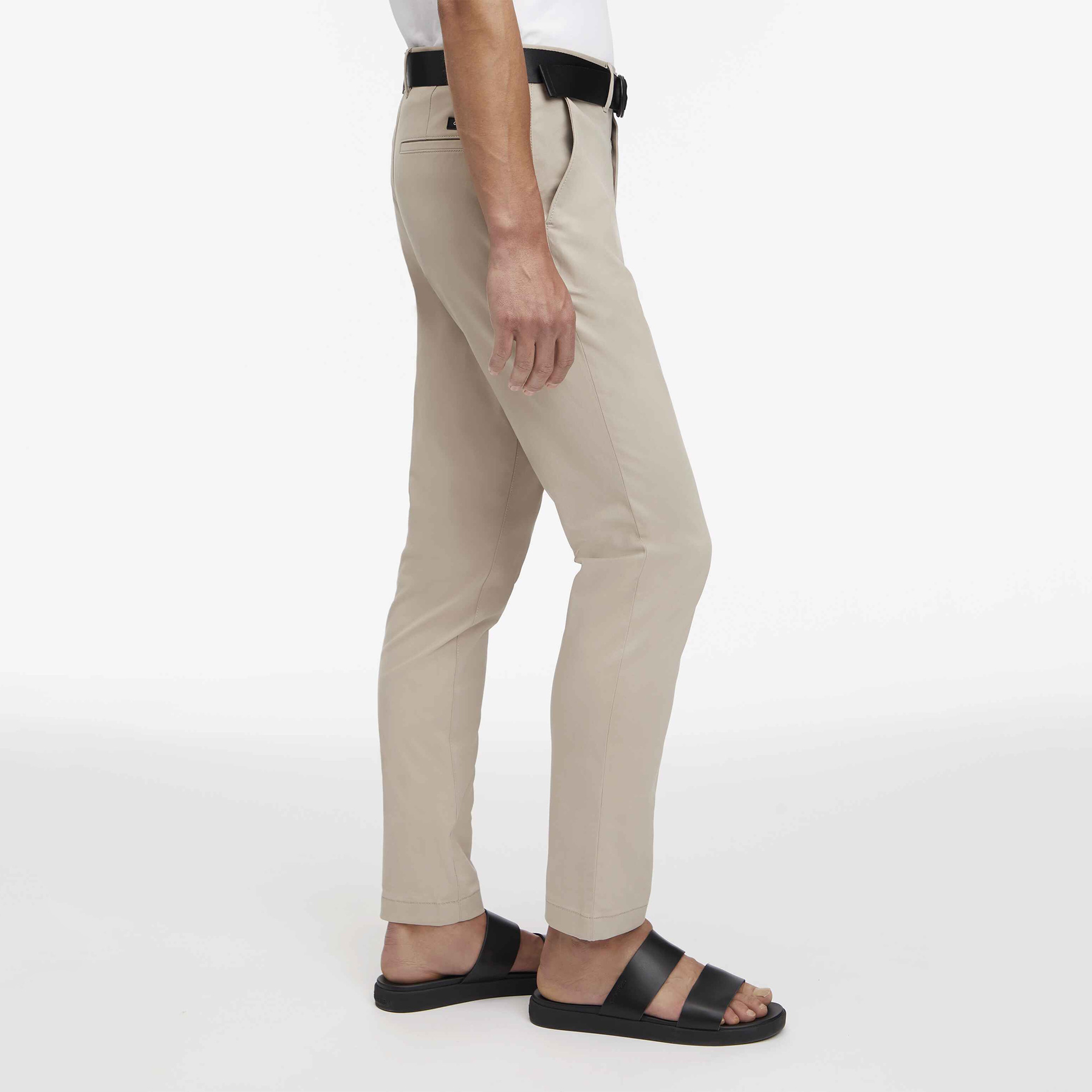Calvin Klein Modern Twill Erkek Gri Pantolon