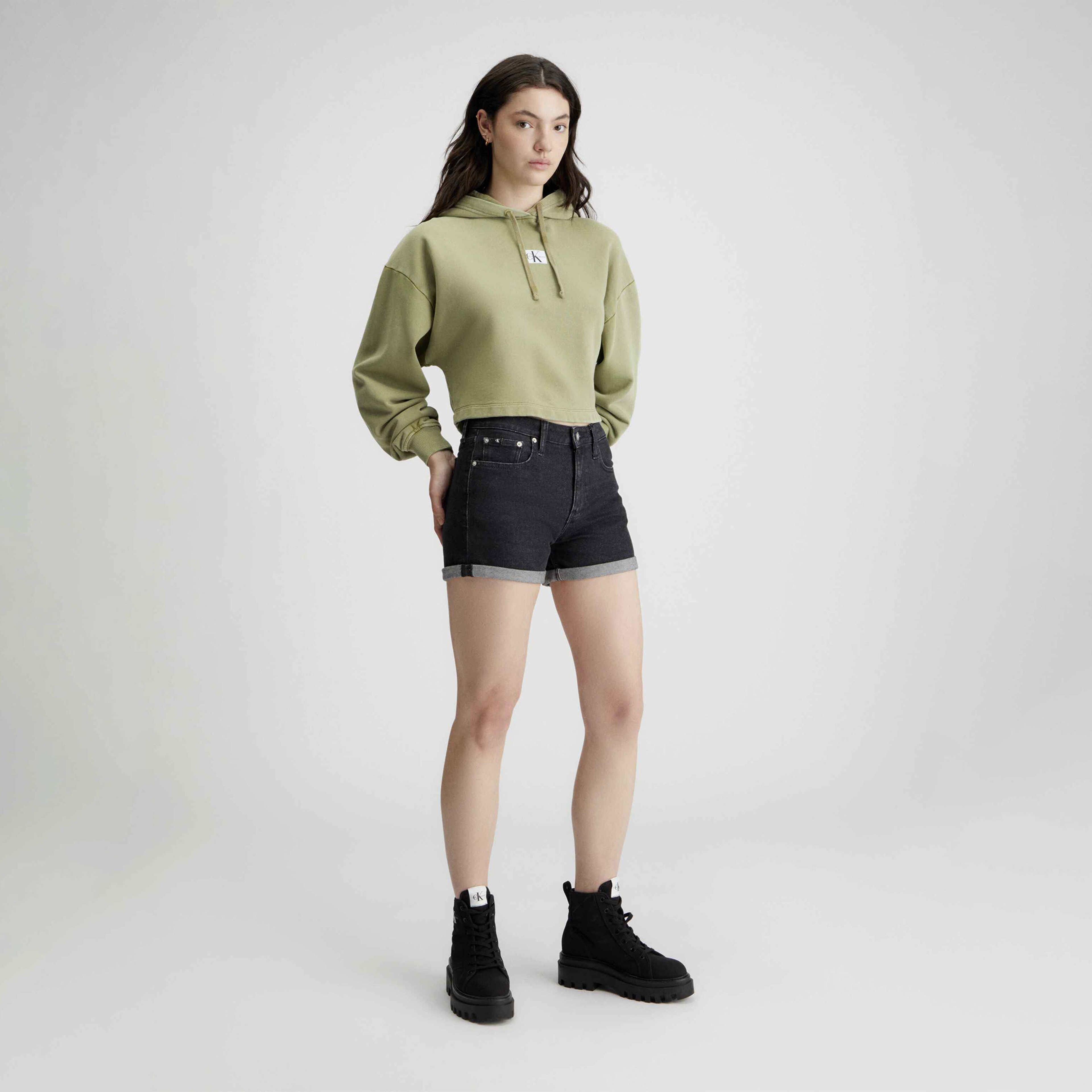 Calvin Klein Jeans Kadın Yeşil Sweatshirt