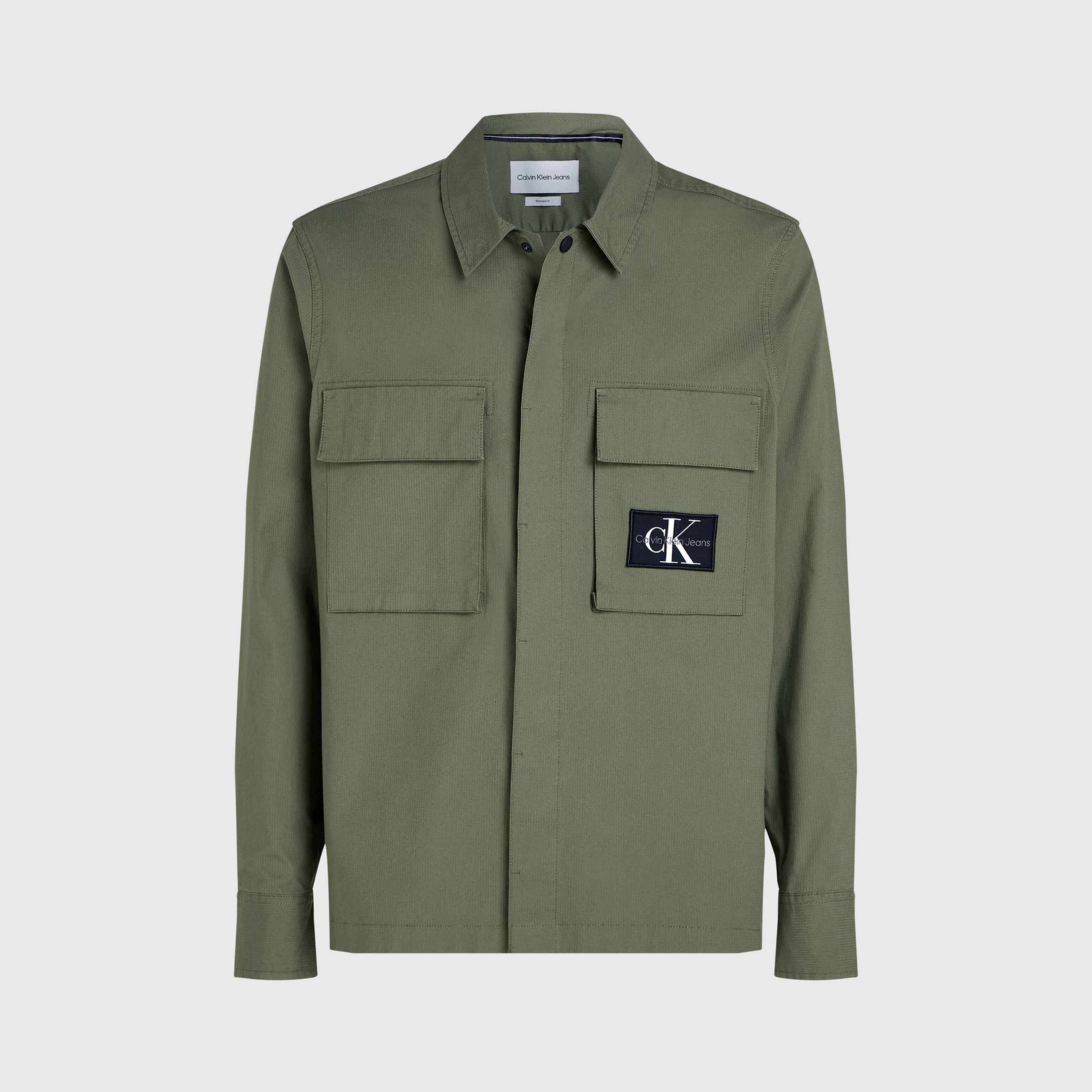 Calvin Klein Erkek Yeşil Gömlek