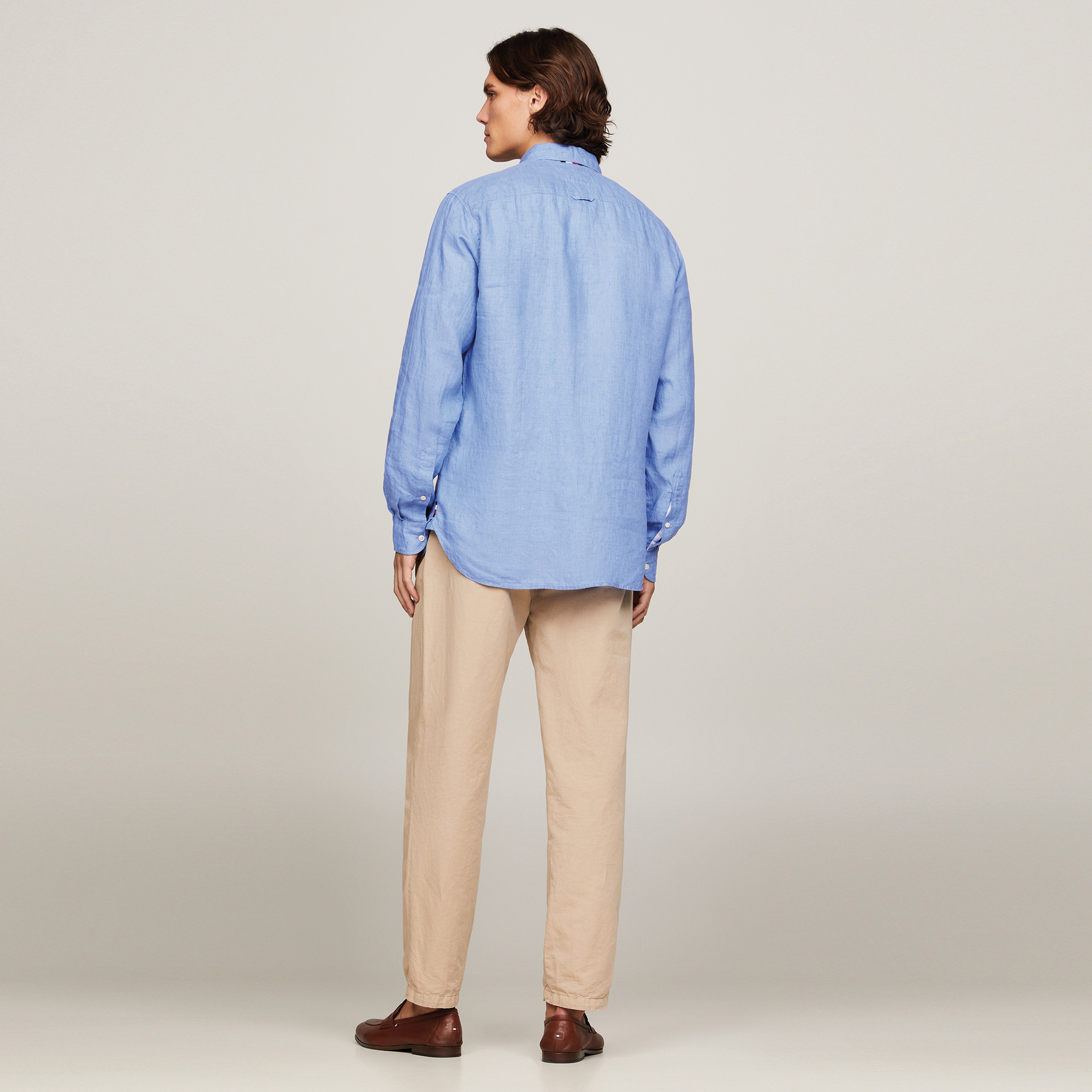 Tommy Hilfiger Erkek Mavi Gömlek