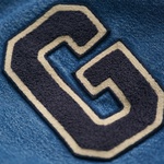 GANT Erkek Lacivert Relaxed Fit Hakim Yaka Logolu Bomber Ceket