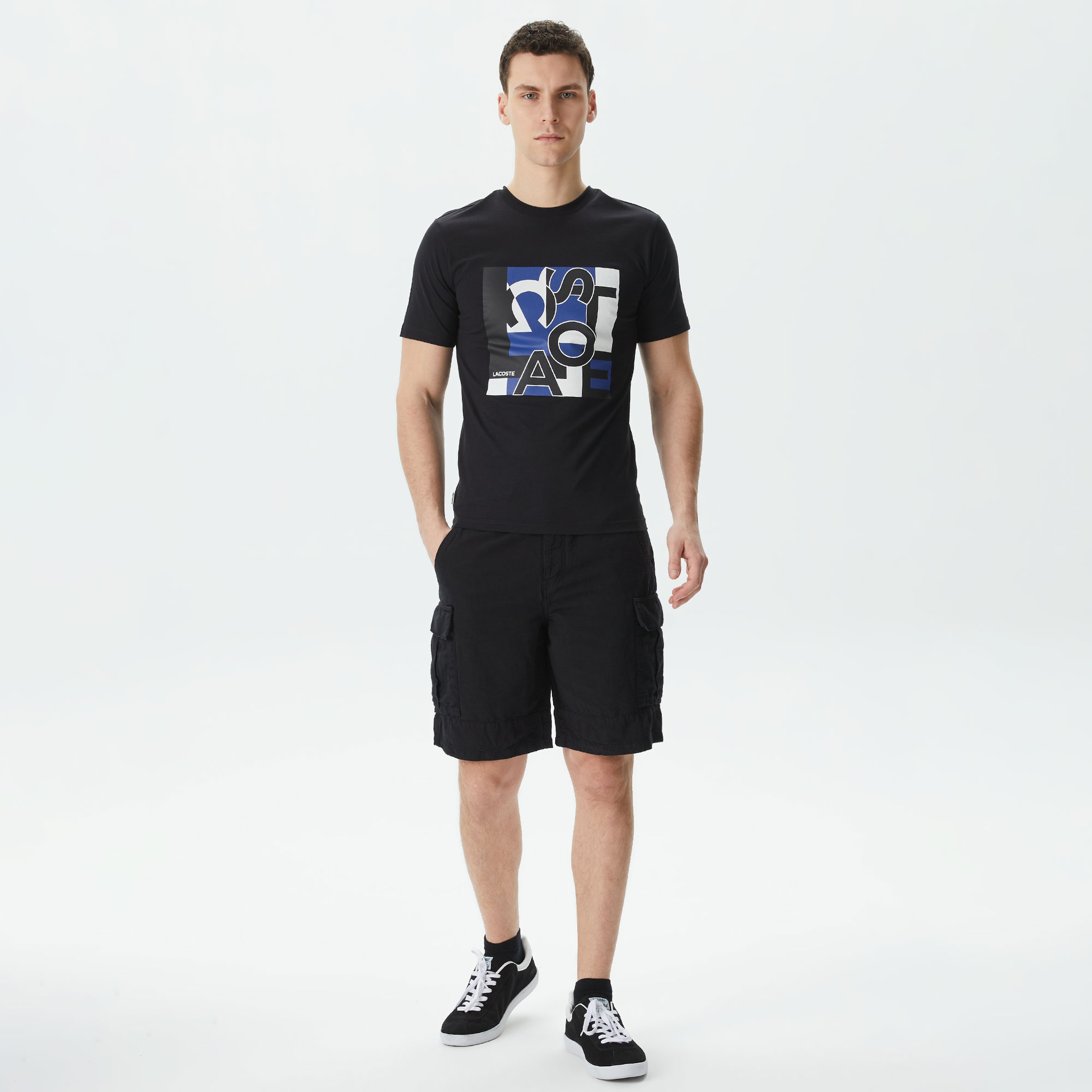Lacoste Erkek Siyah T-Shirt