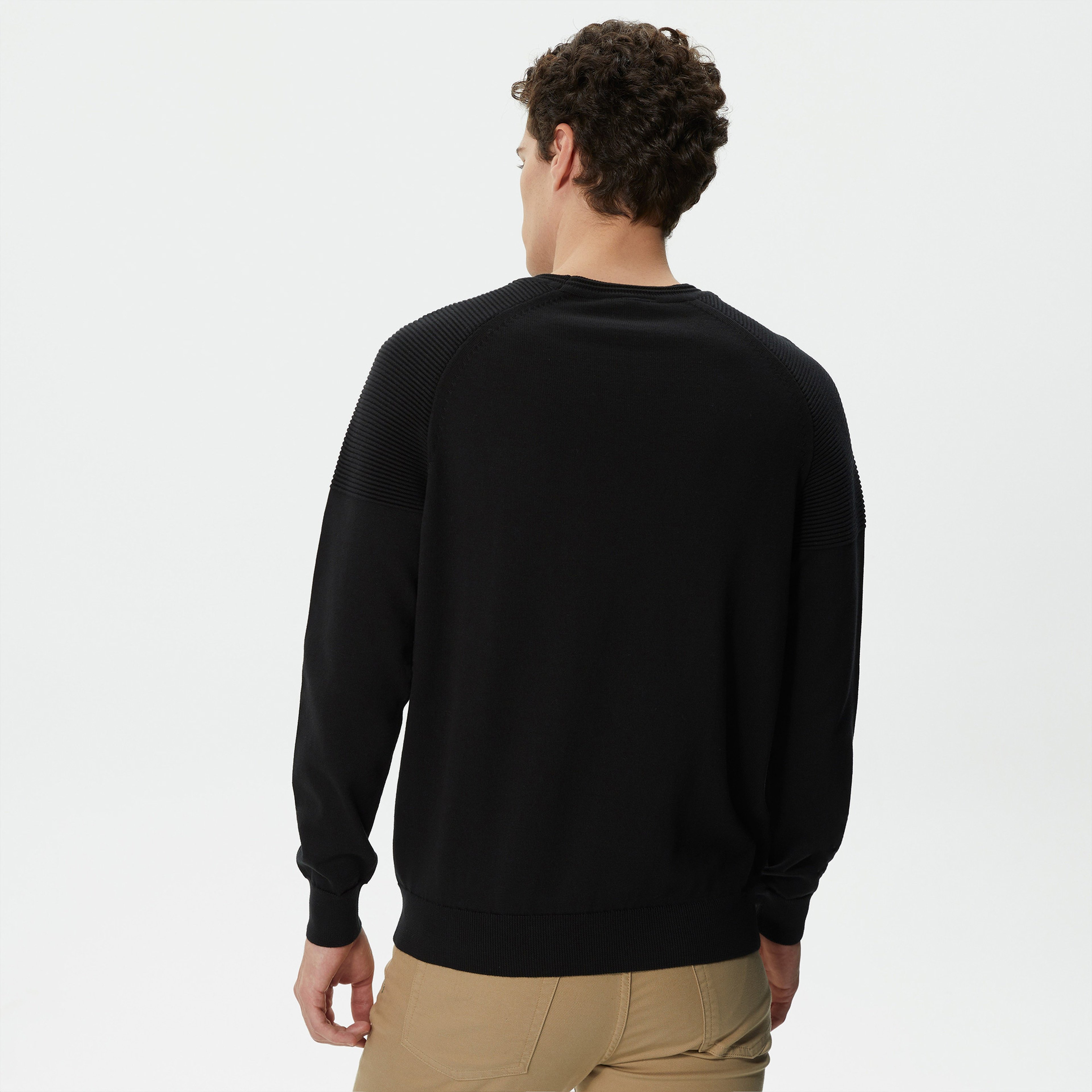 Lacoste Erkek Siyah Triko