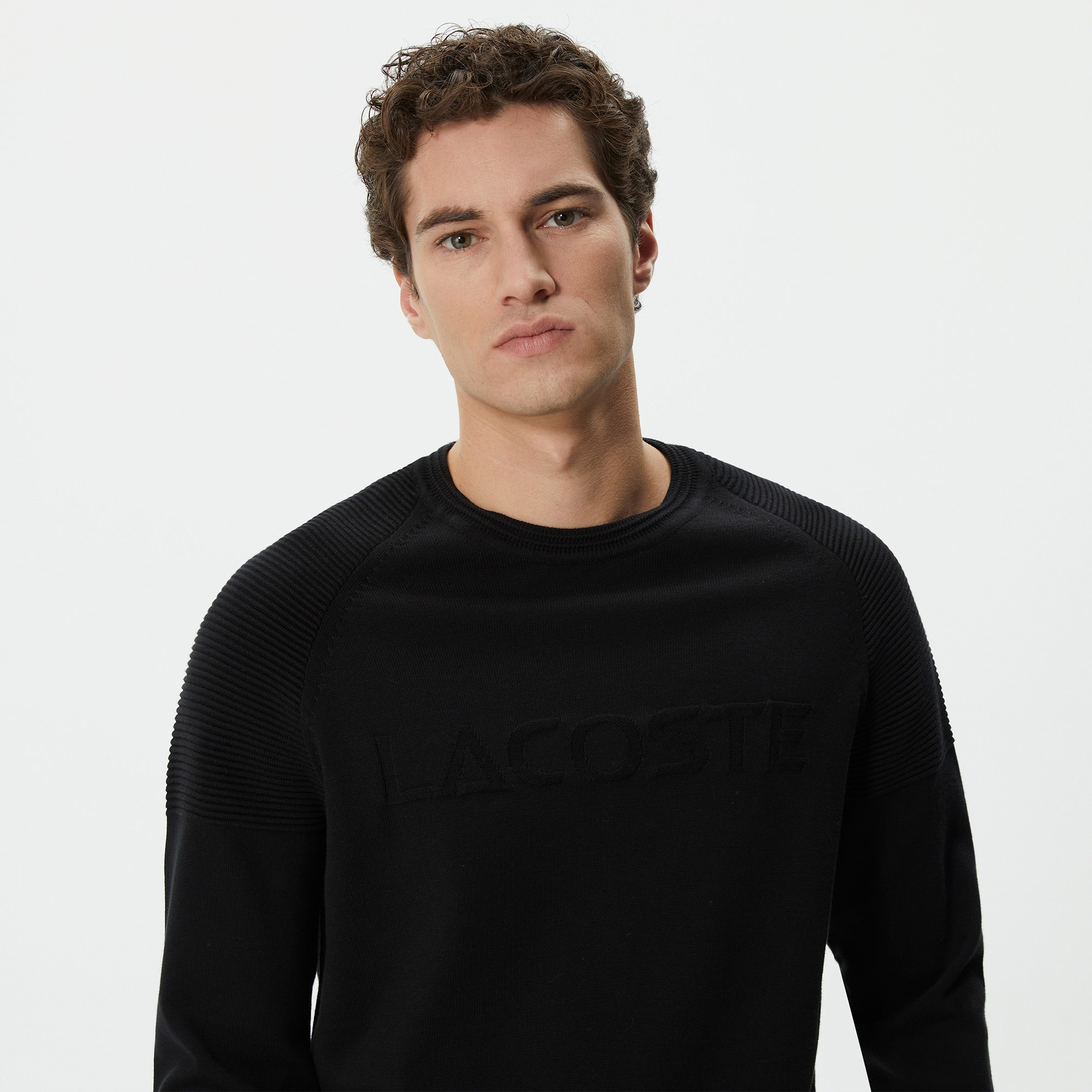 Lacoste Erkek Siyah Triko