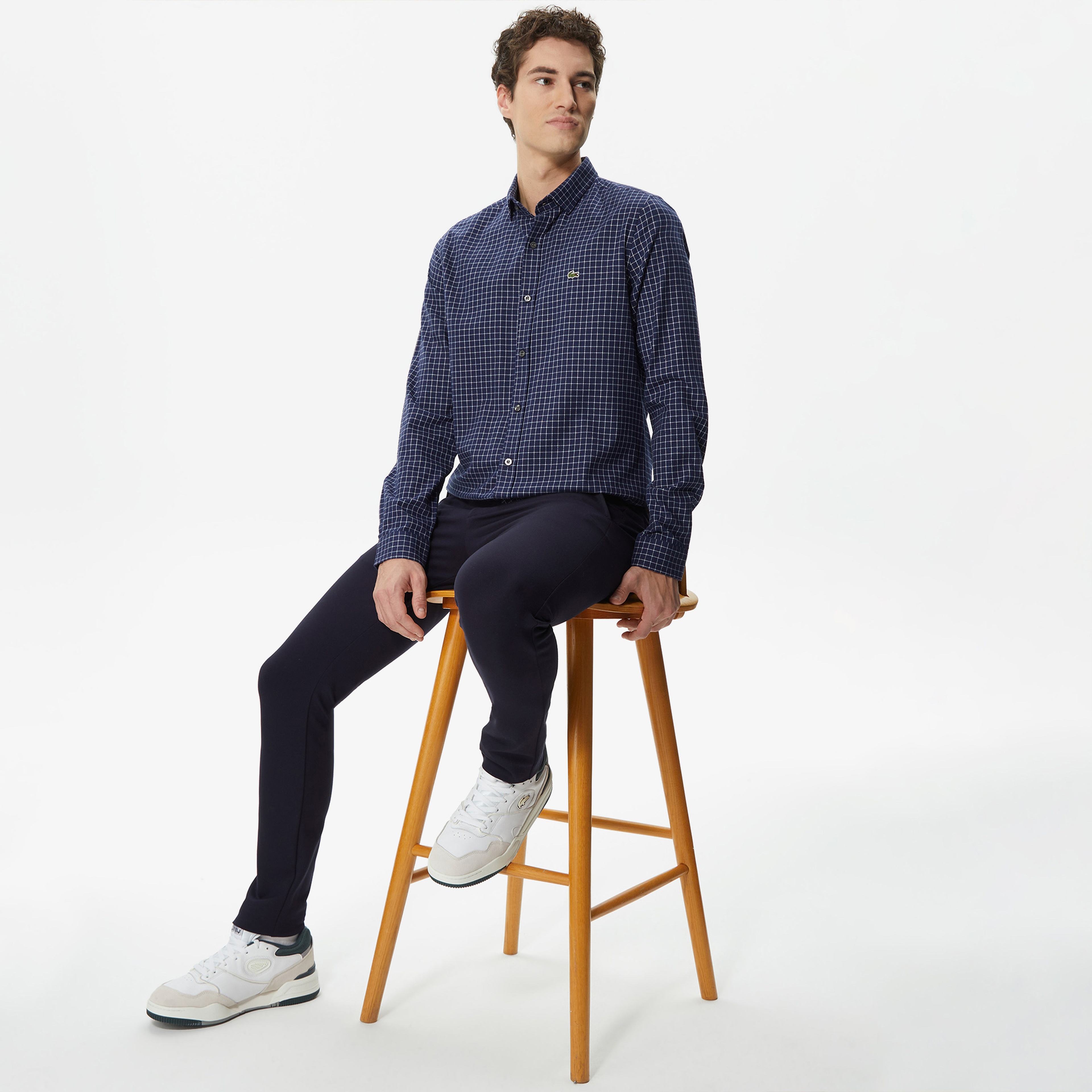 Lacoste Erkek Lacivert Gömlek