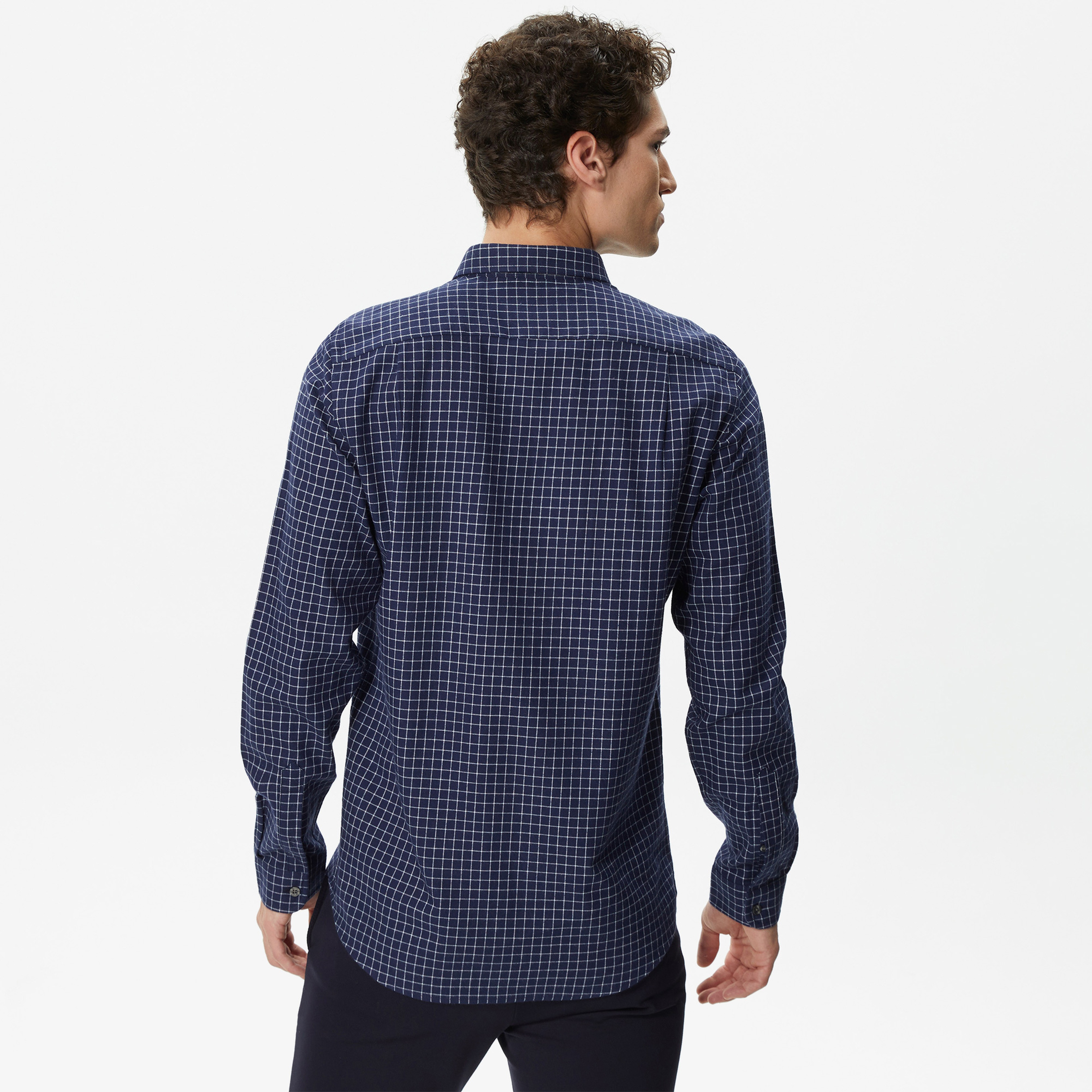 Lacoste Erkek Lacivert Gömlek