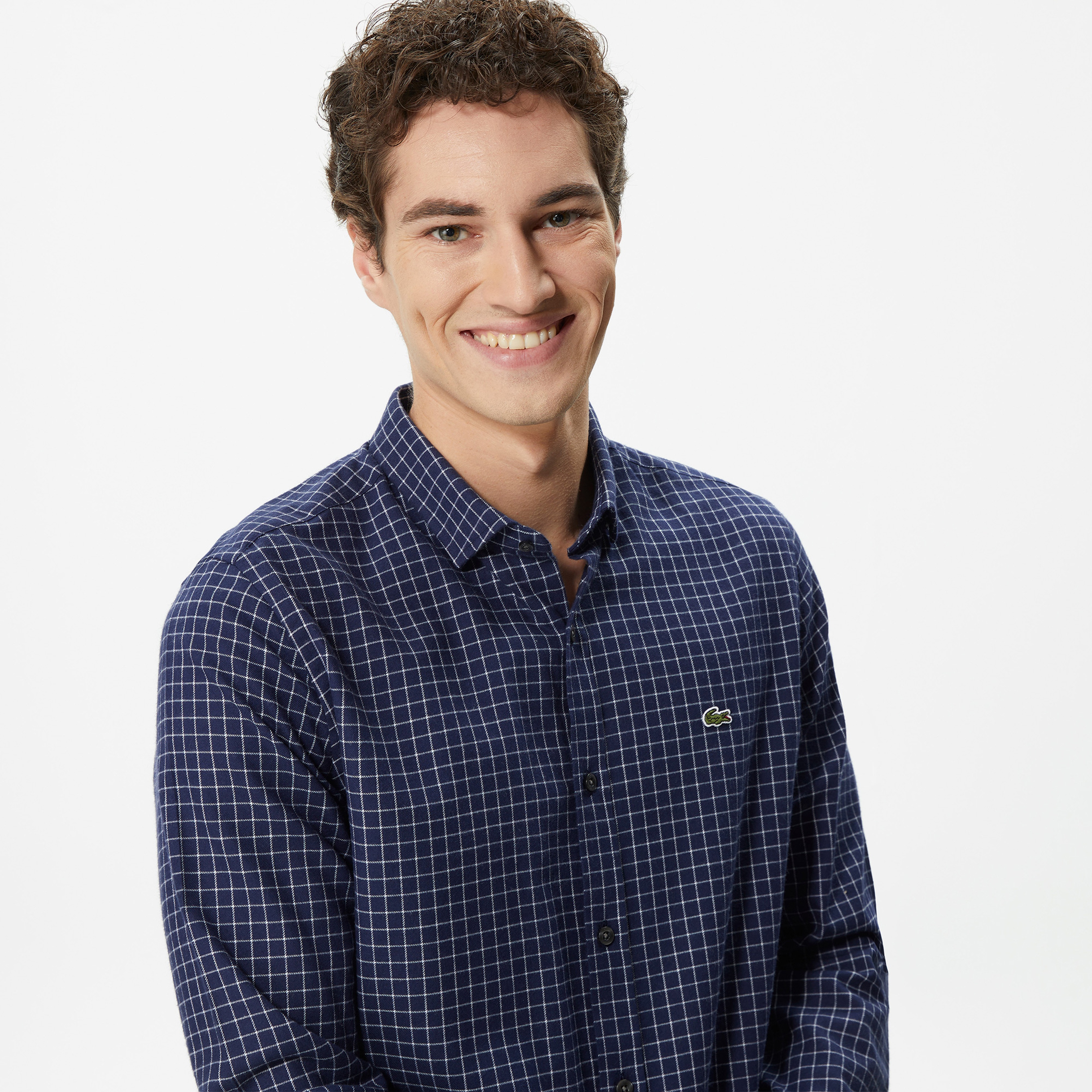 Lacoste Erkek Lacivert Gömlek