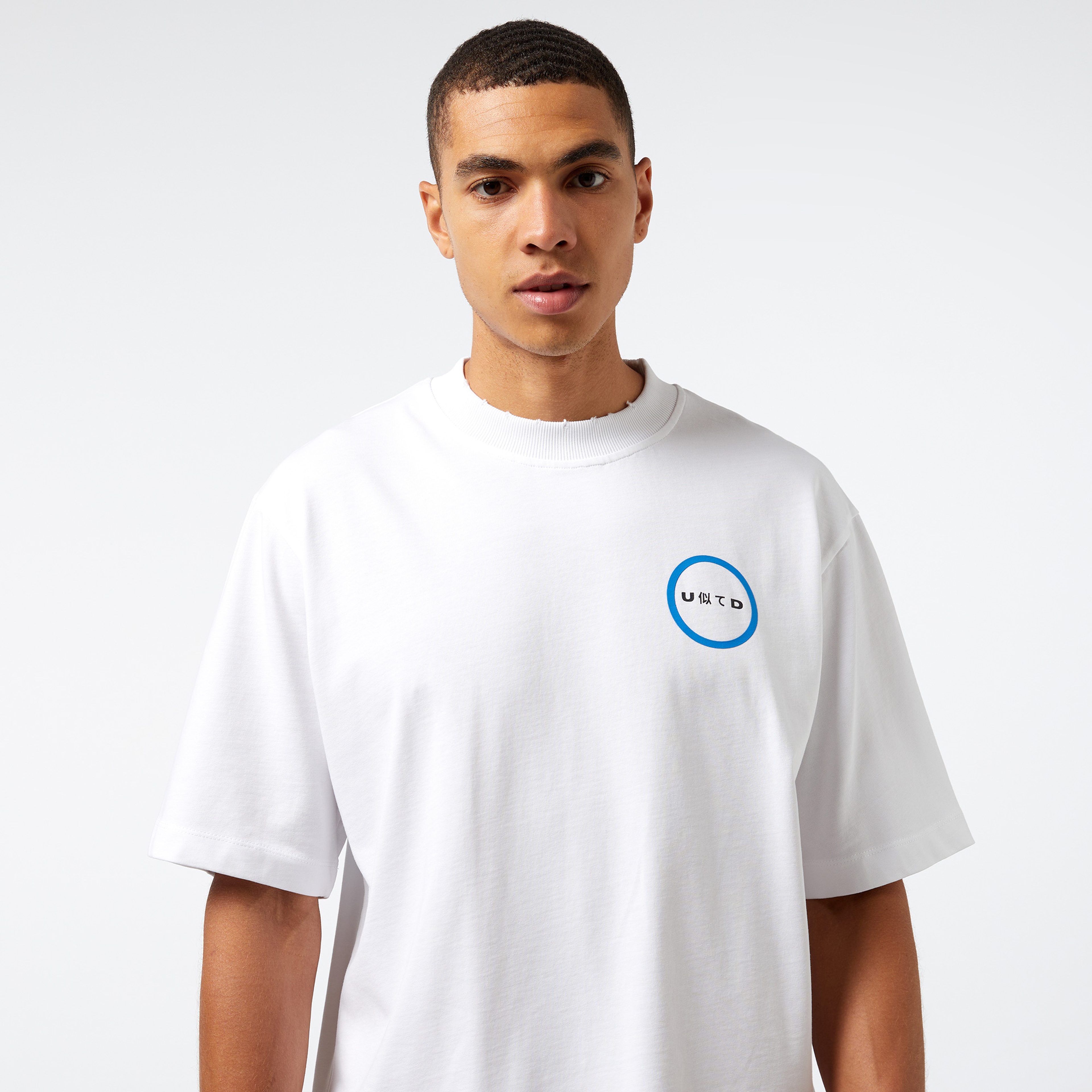 UNITED4 Erkek Beyaz T-Shirt