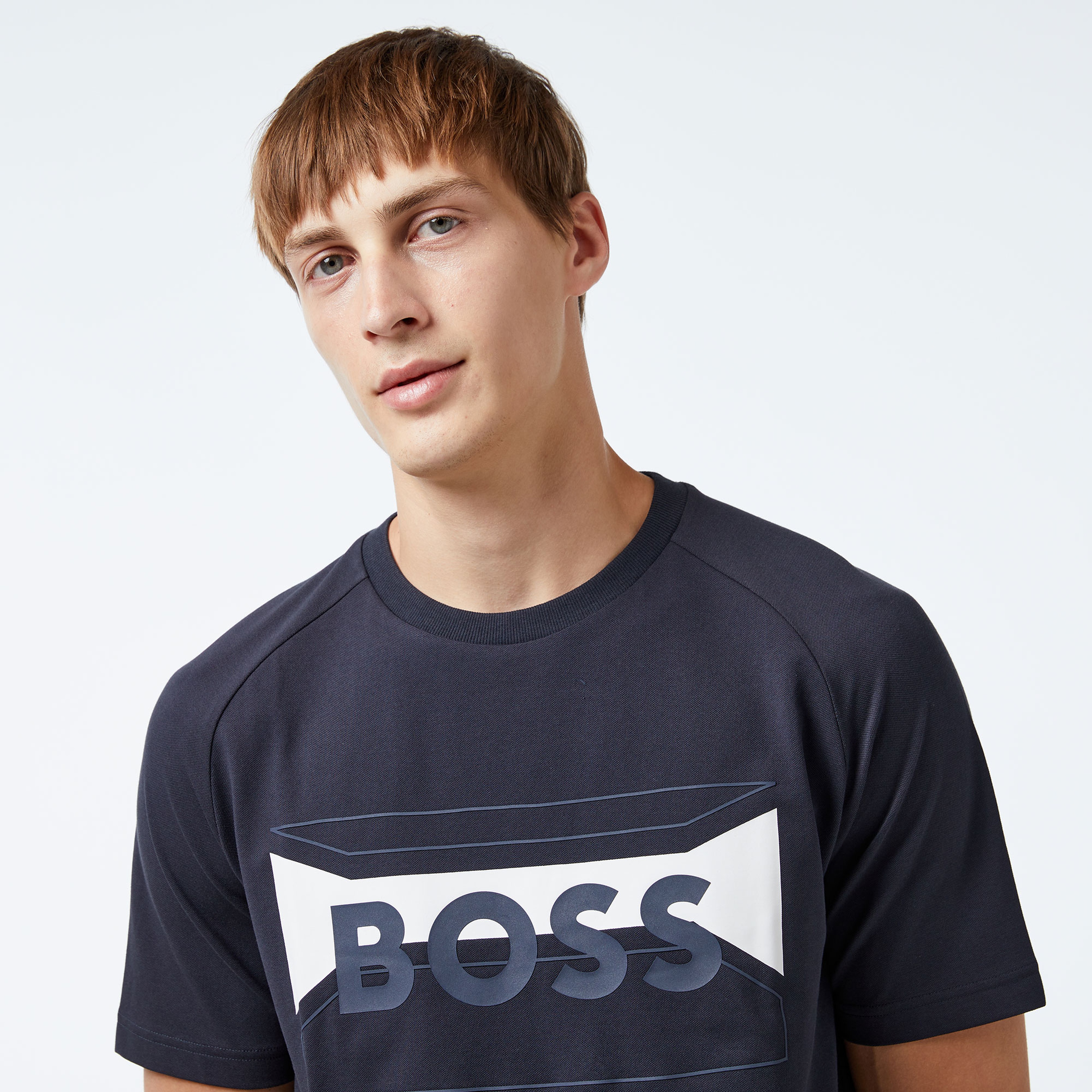 Boss Erkek Lacivert T-Shirt