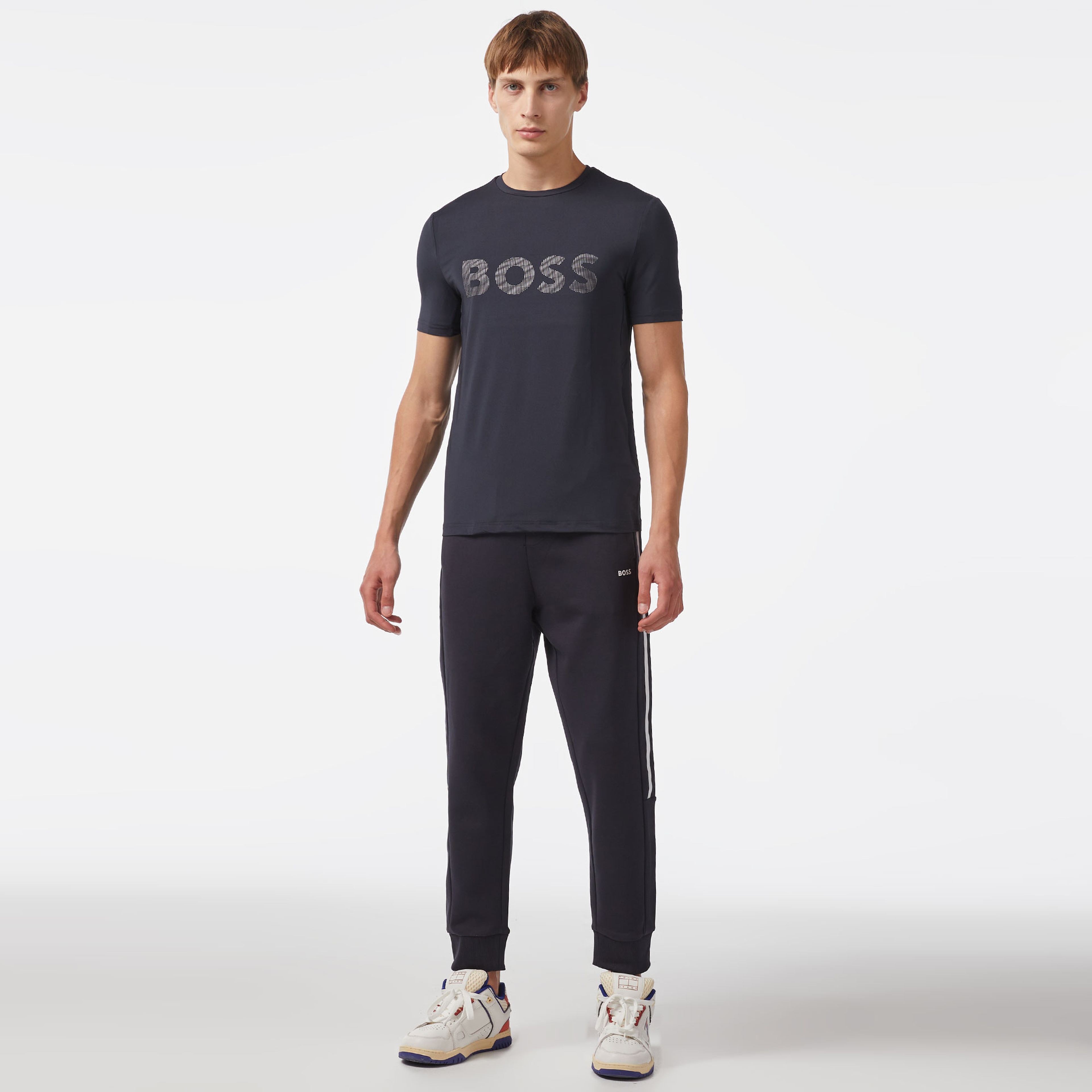 Boss Erkek Lacivert T-Shirt