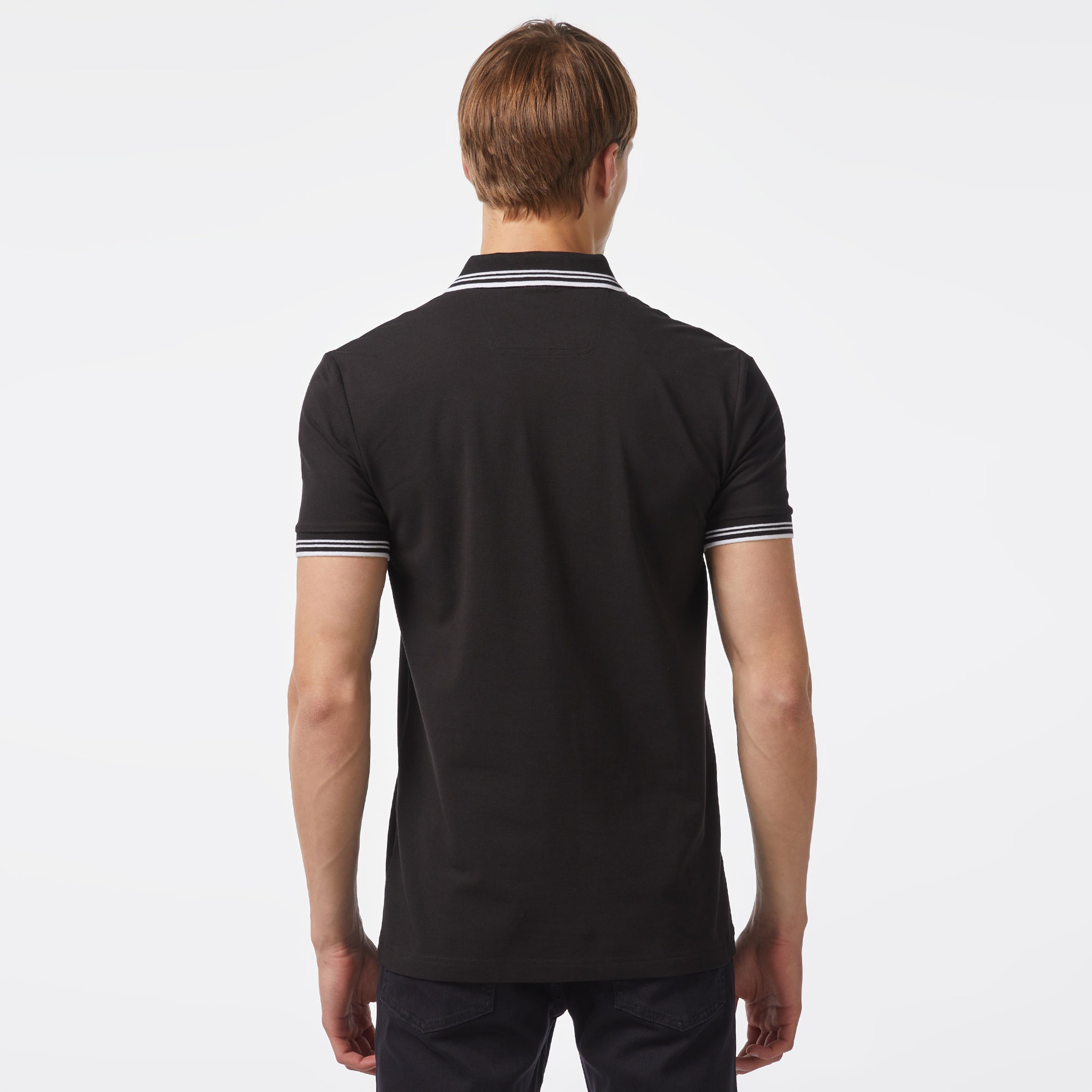 Boss Paul Erkek Siyah Polo