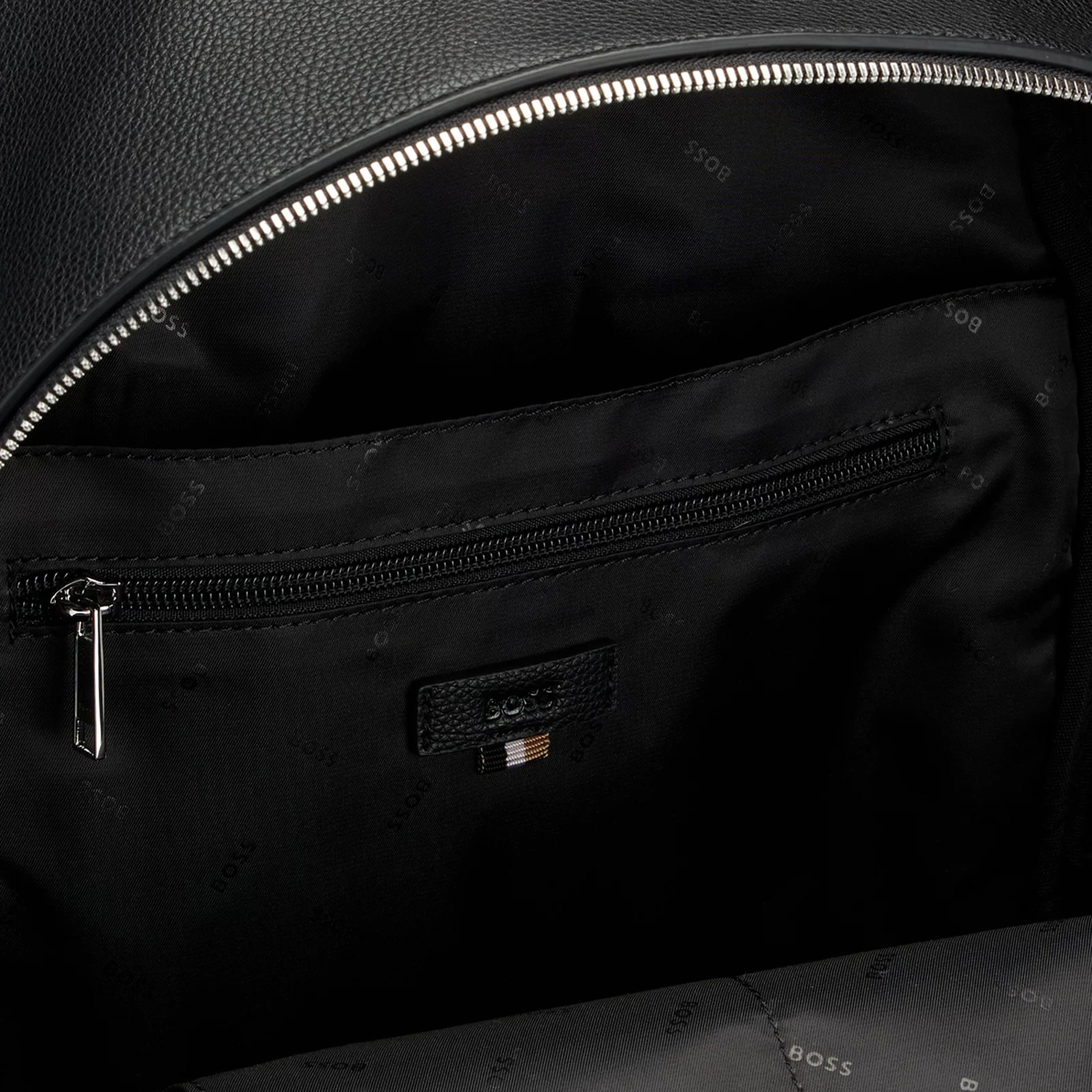 Boss Erkek Siyah Sırt Çantası