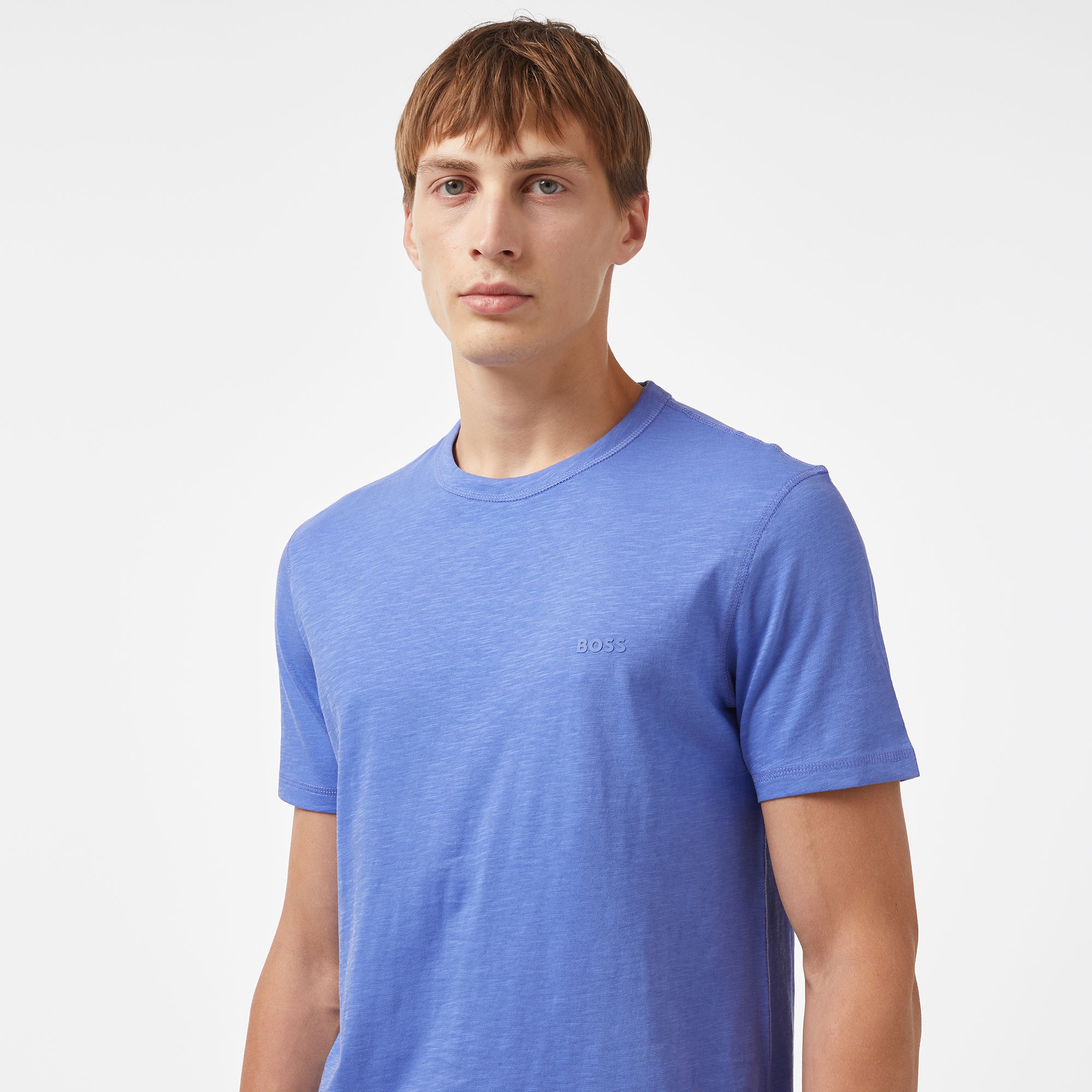 Boss Erkek Mor T-Shirt