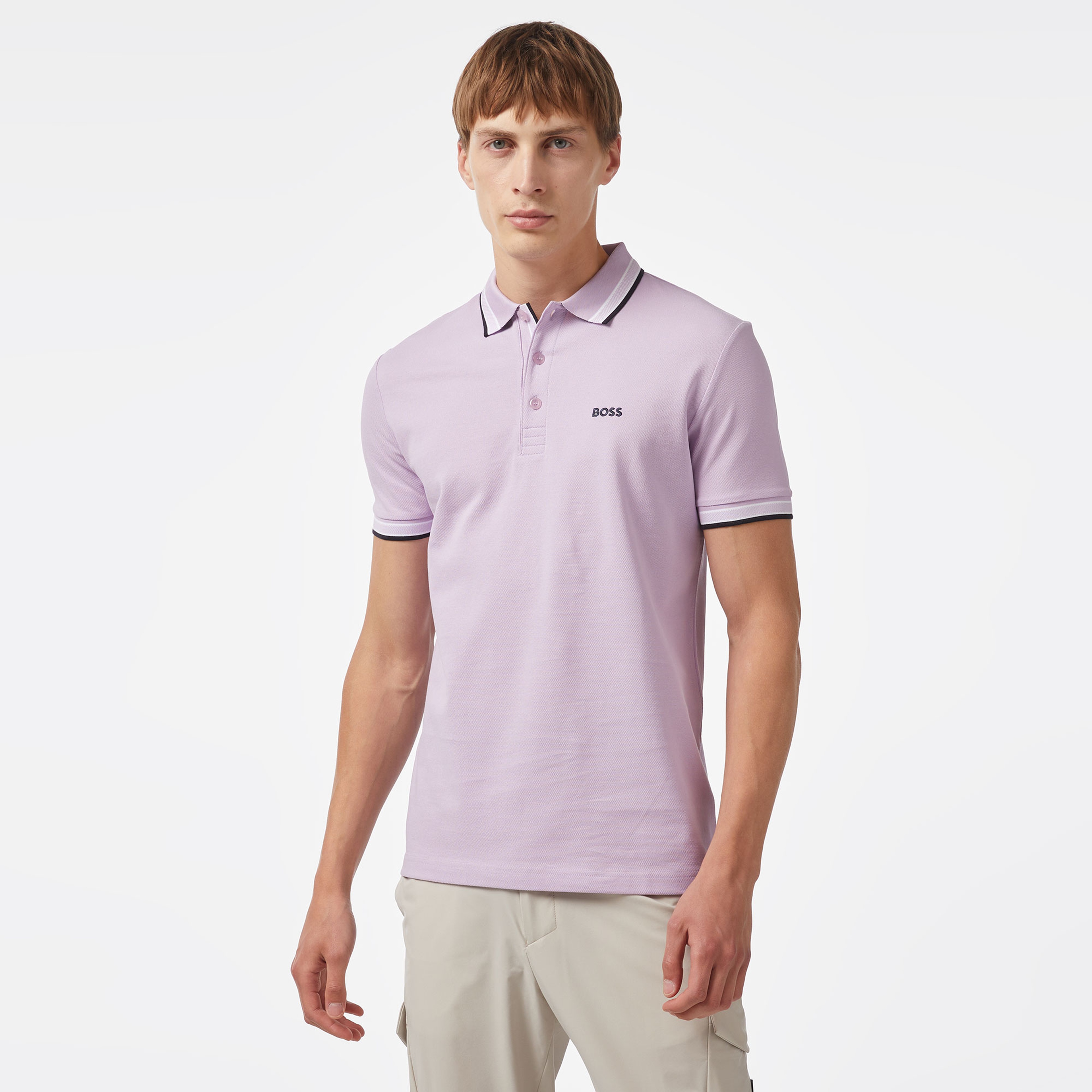 Boss Erkek Mor Polo
