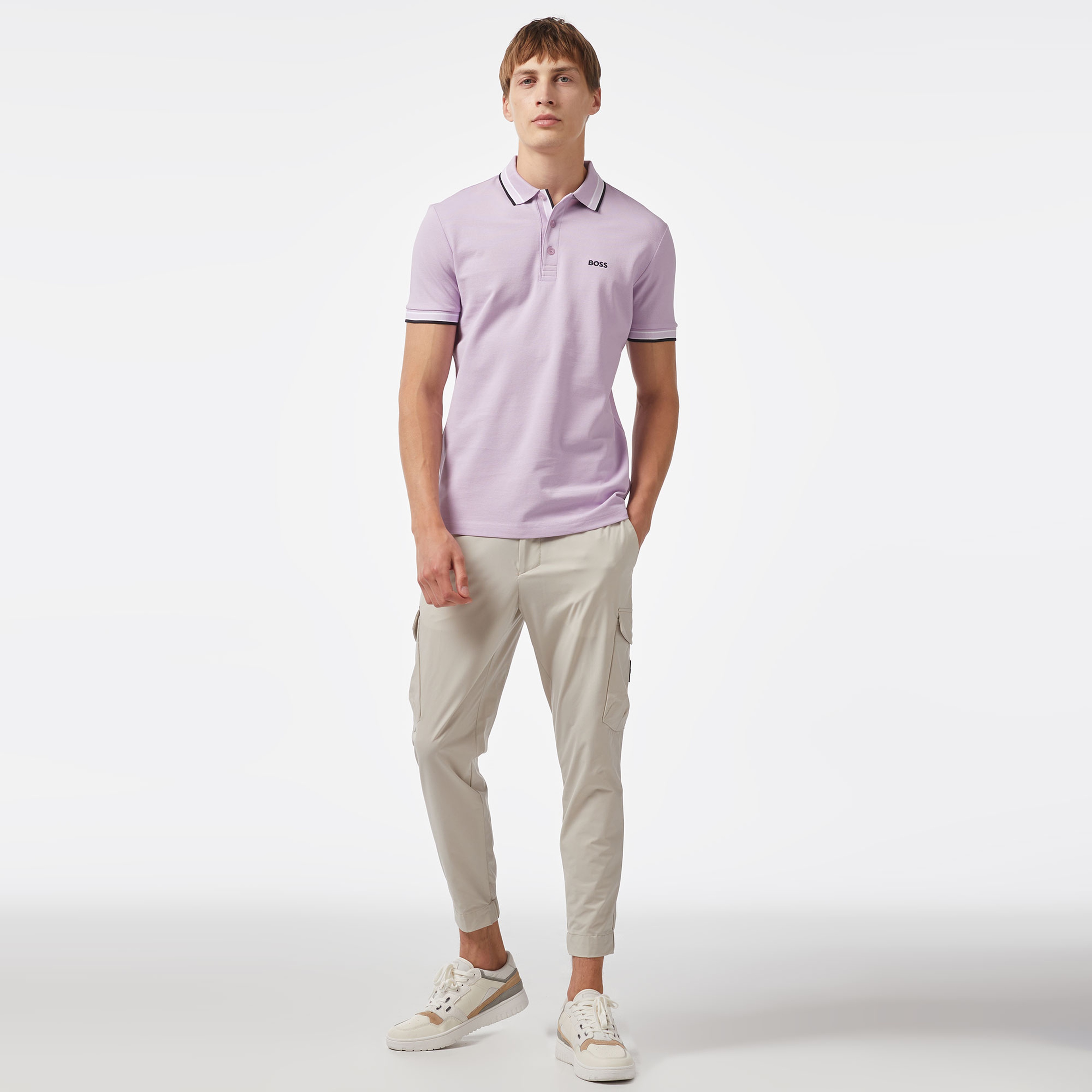 Boss Erkek Mor Polo