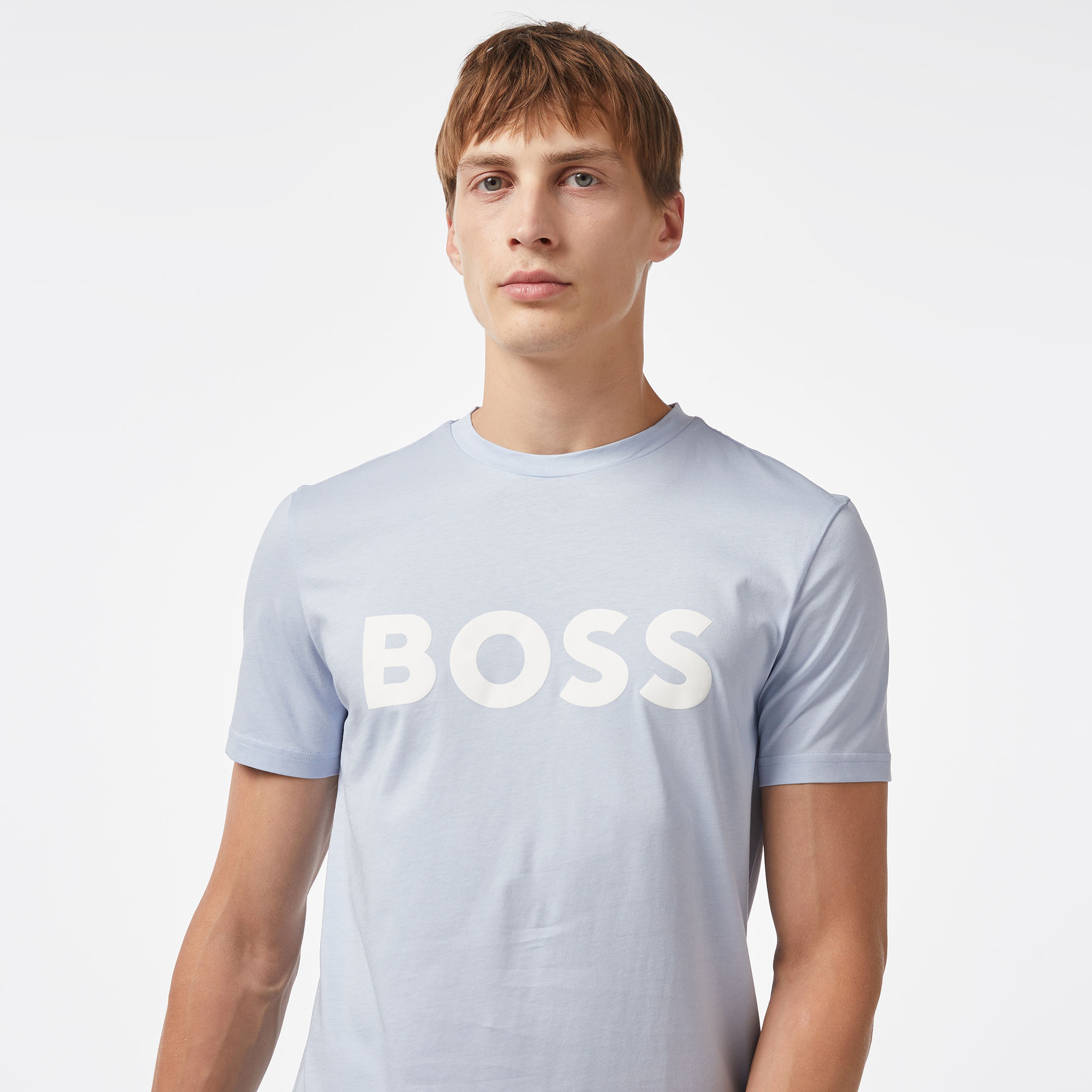 Boss Erkek Mavi T-Shirt