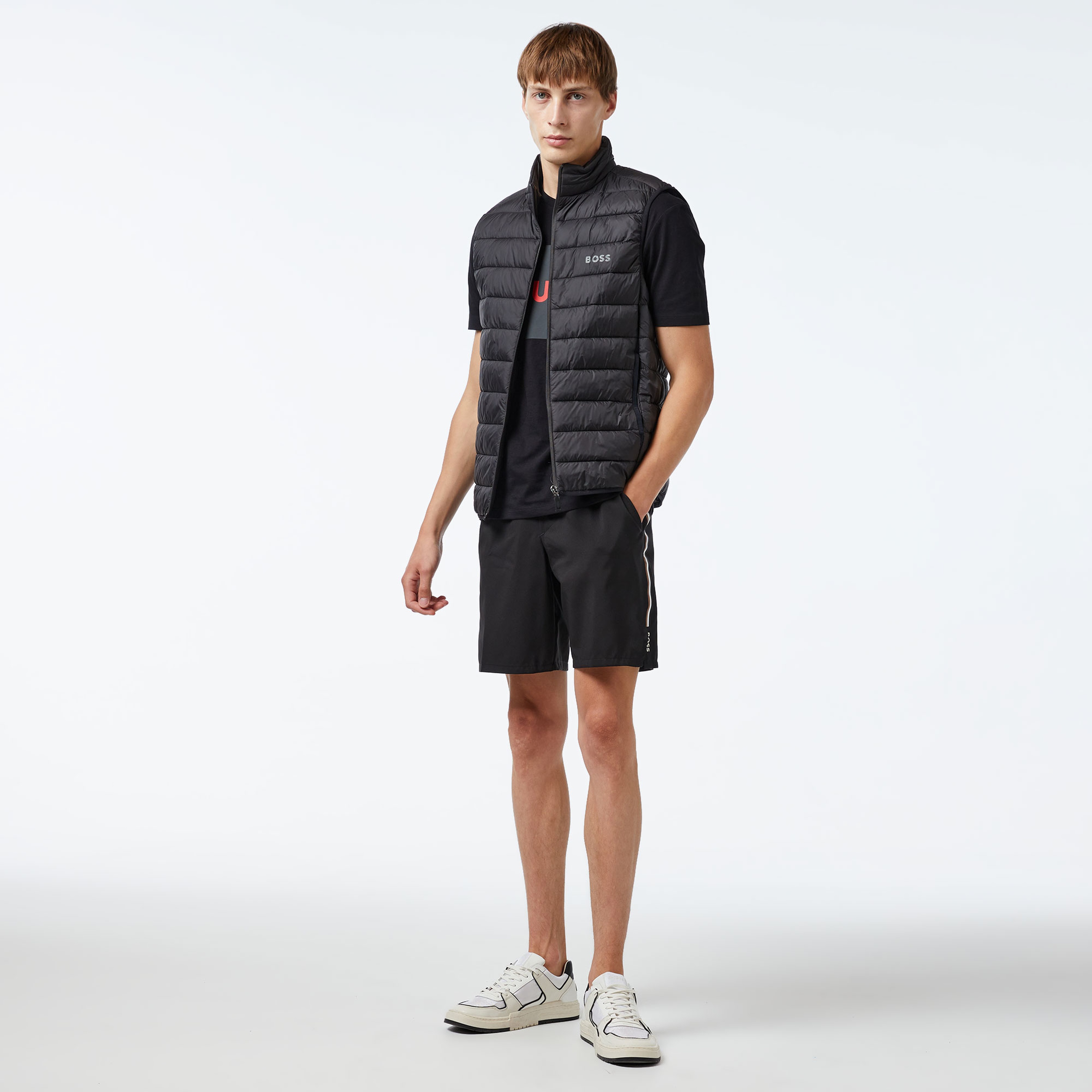 Boss Erkek Siyah Mont