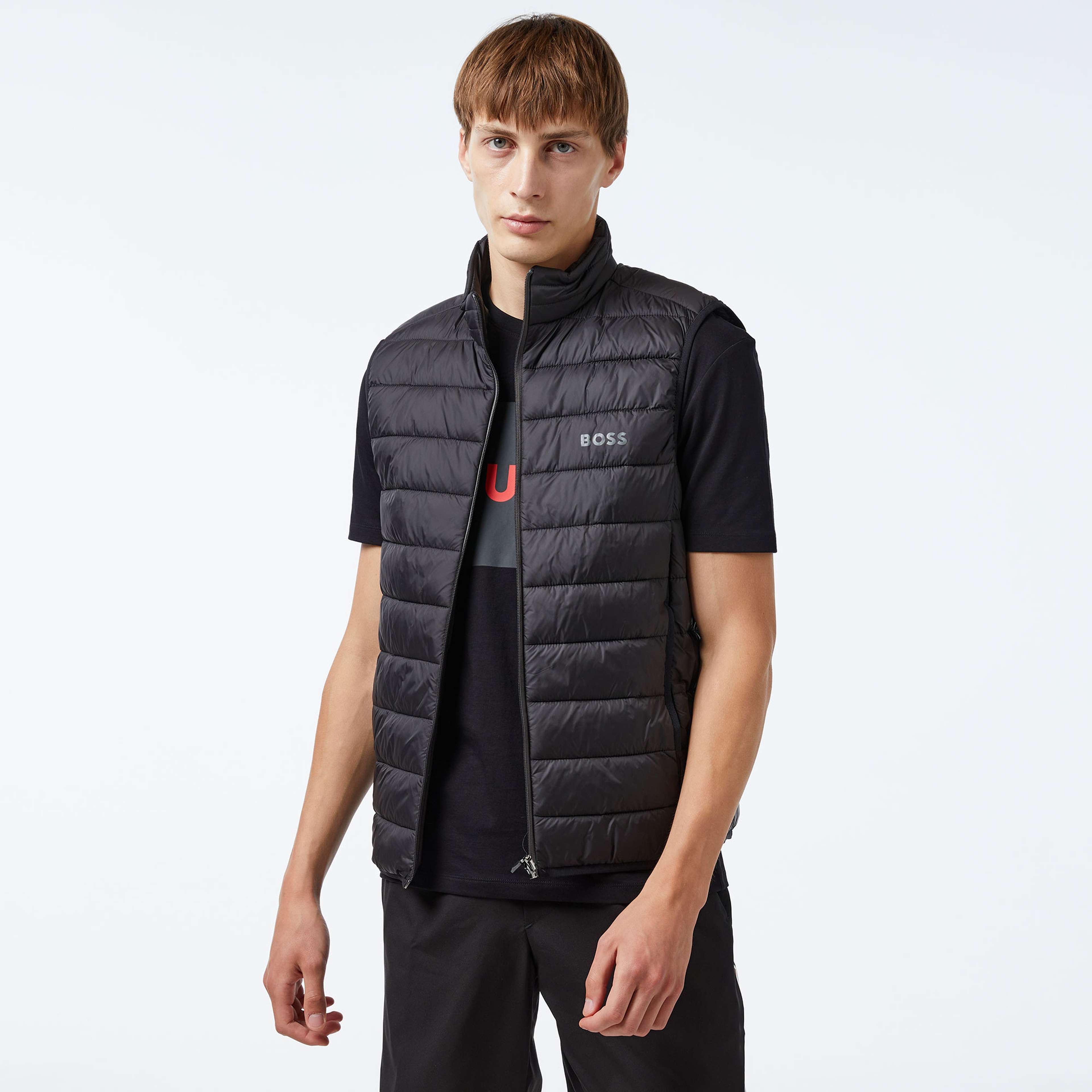 Boss Erkek Siyah Mont