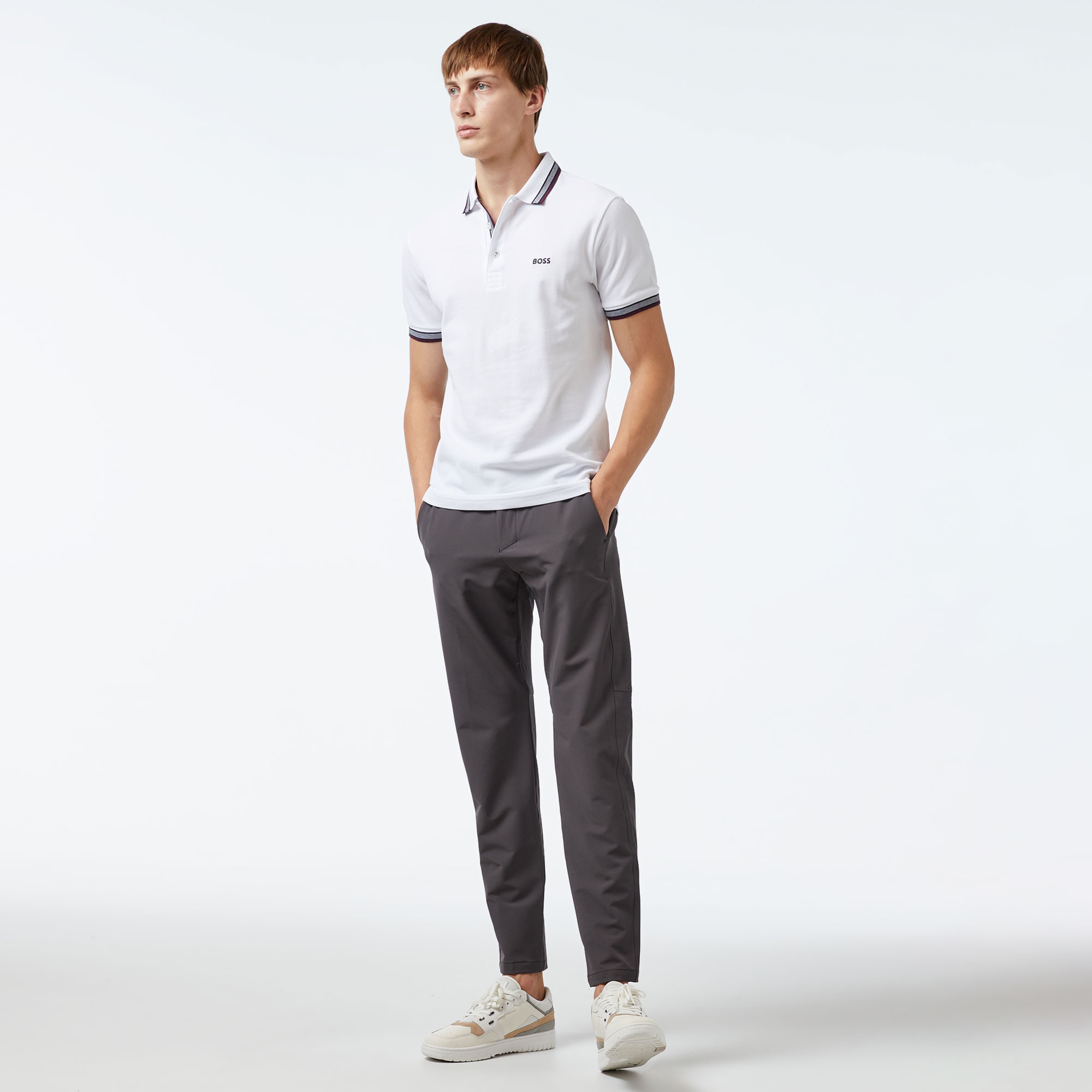 Boss Erkek Krem Polo