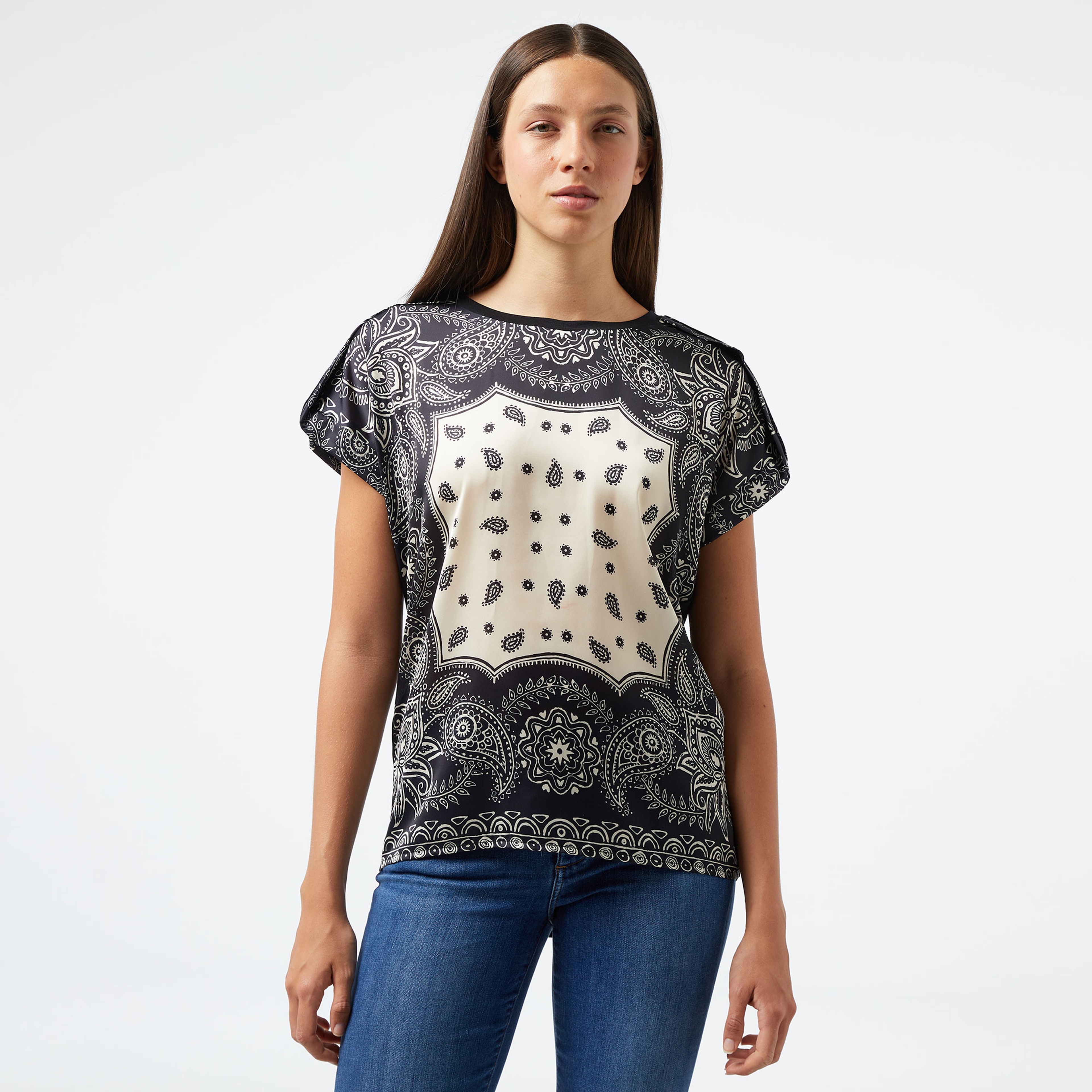 Liu Jo Kadın Siyah T-Shirt