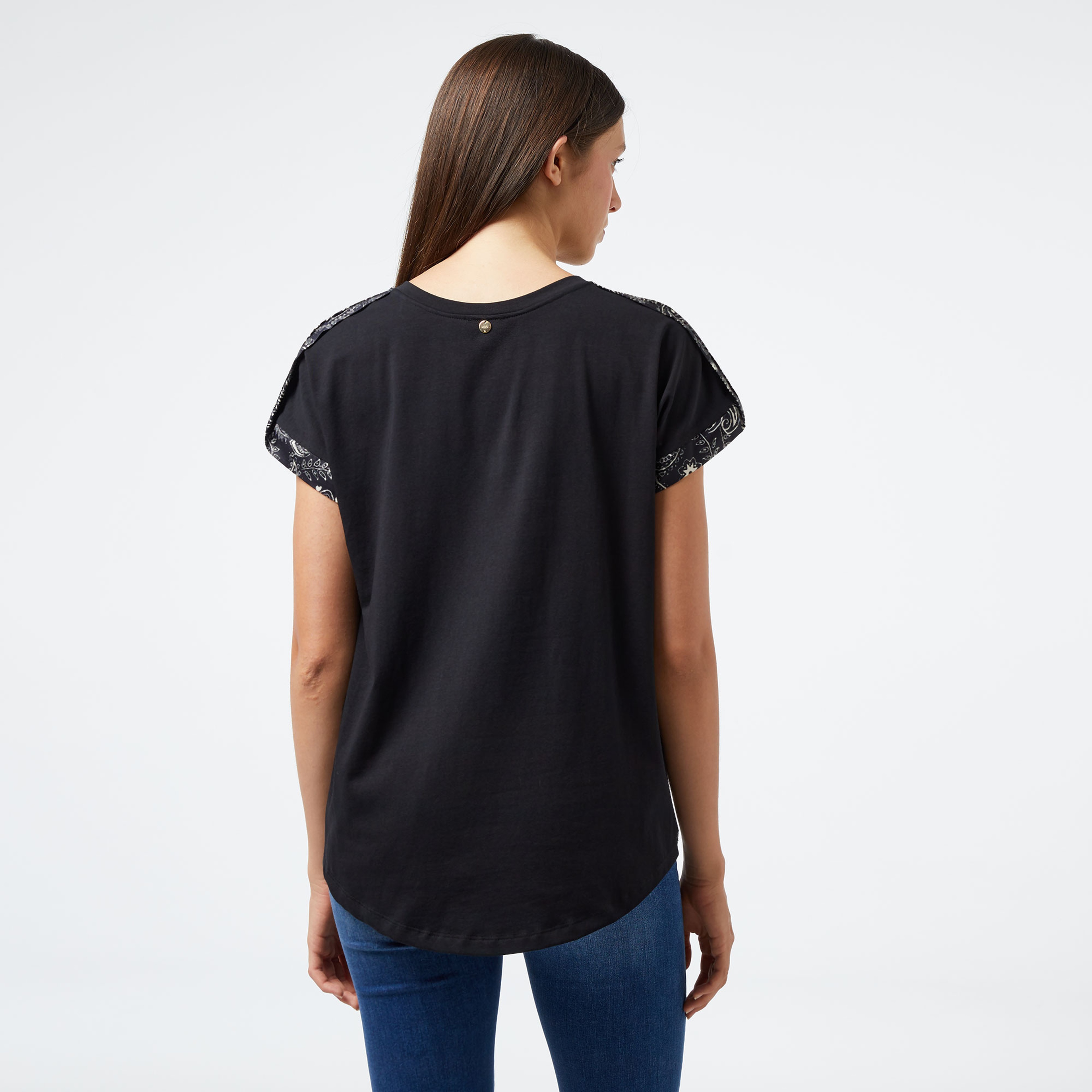 Liu Jo Kadın Siyah T-Shirt