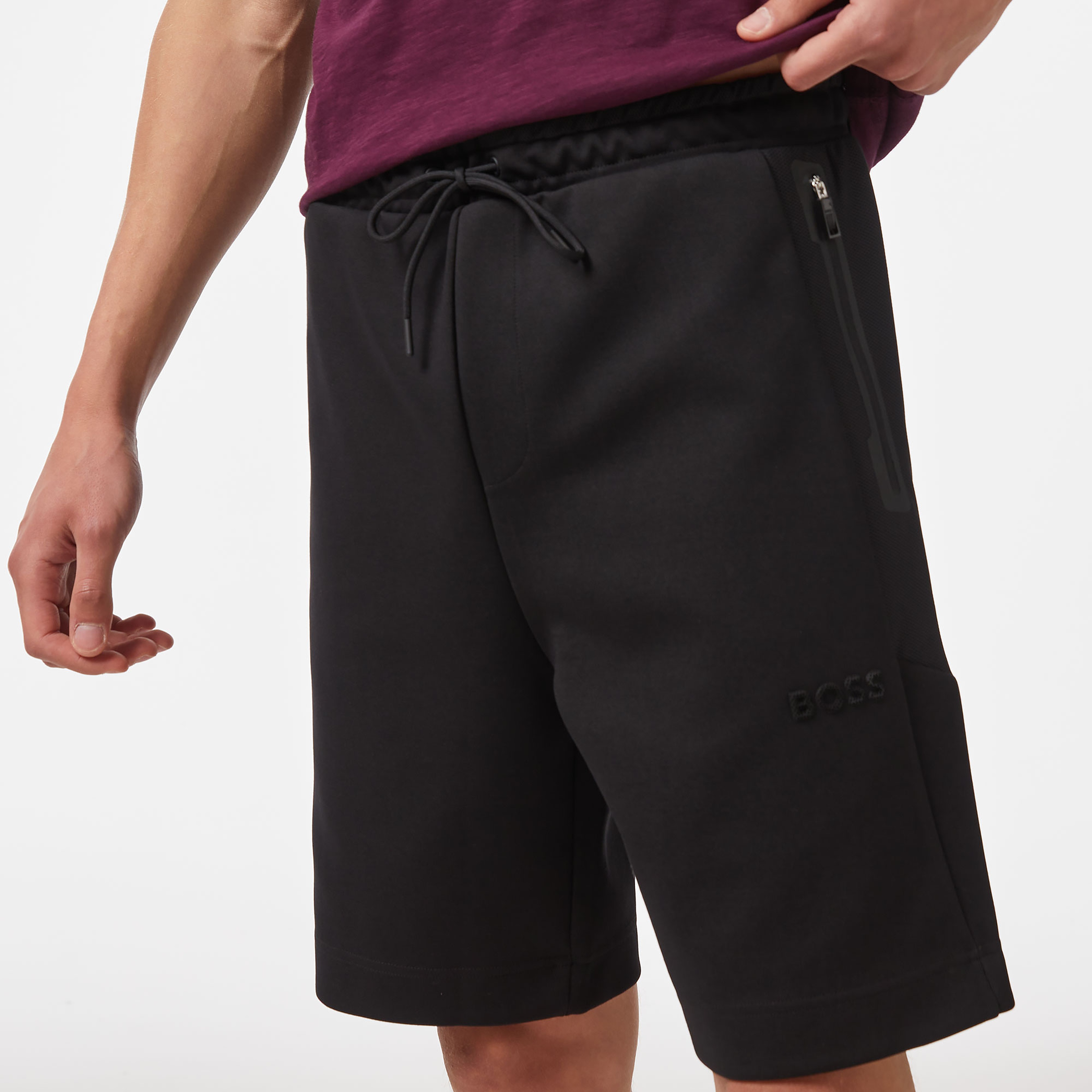 Boss Erkek Siyah Şort