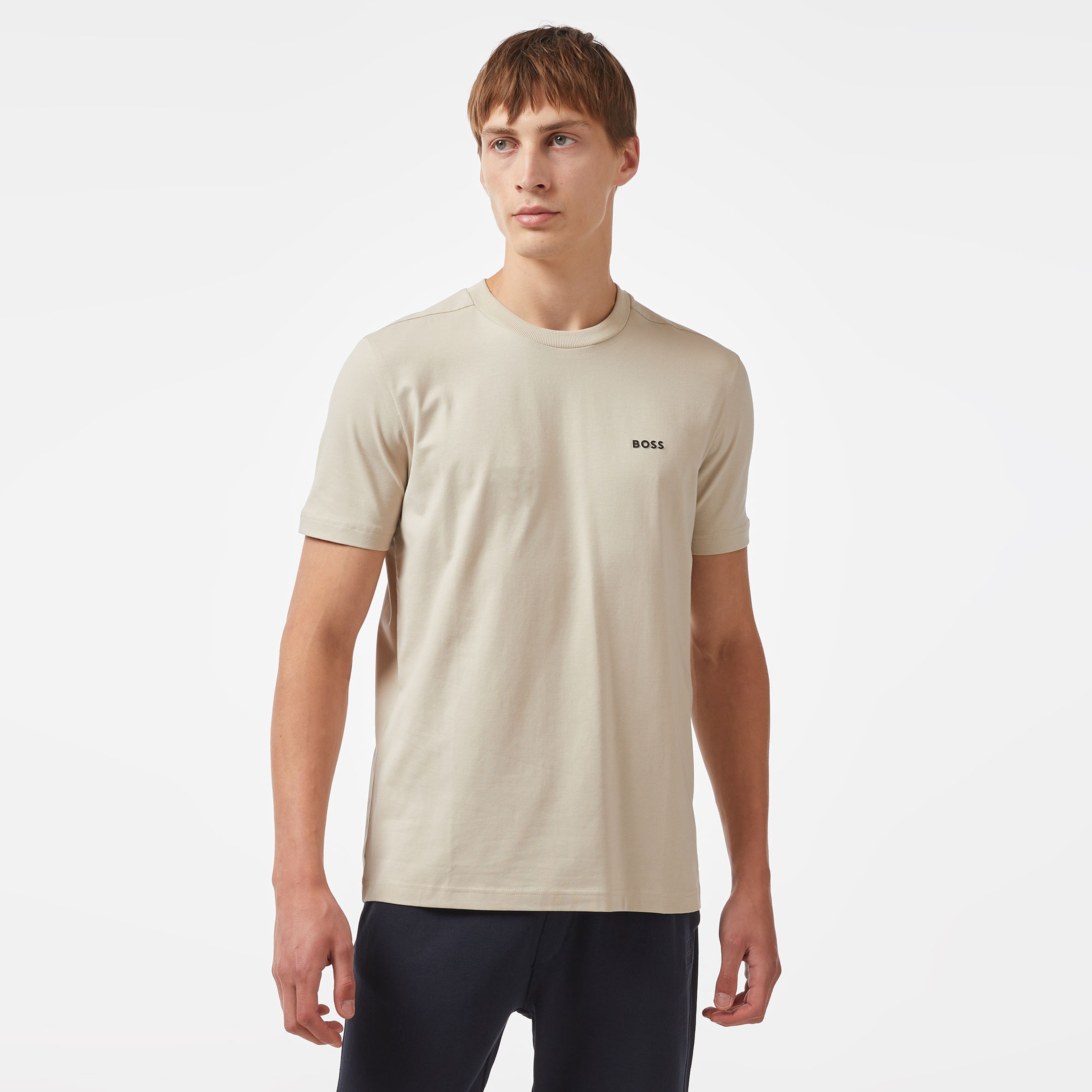 Boss Erkek Bej T-Shirt