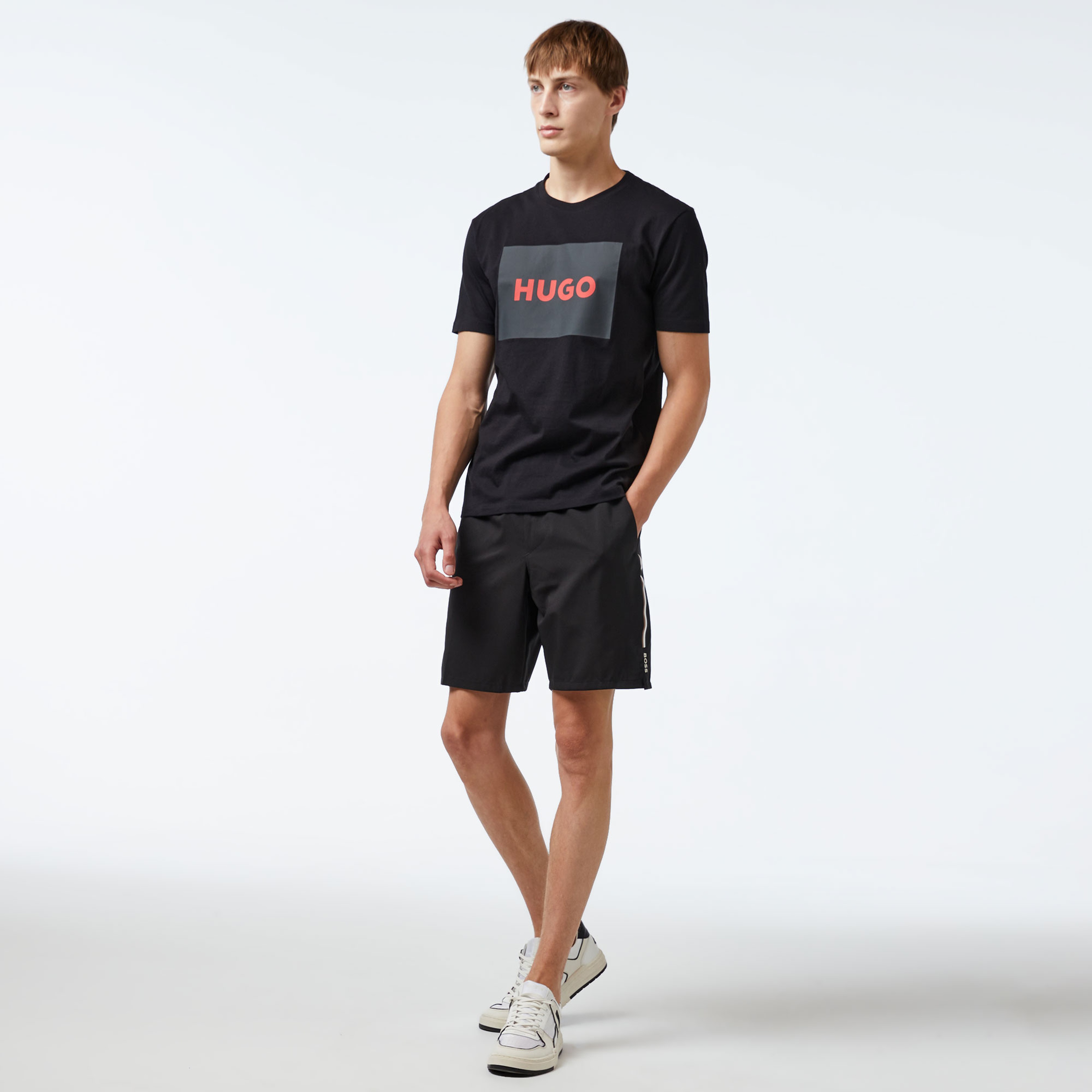 Boss Erkek Siyah Şort