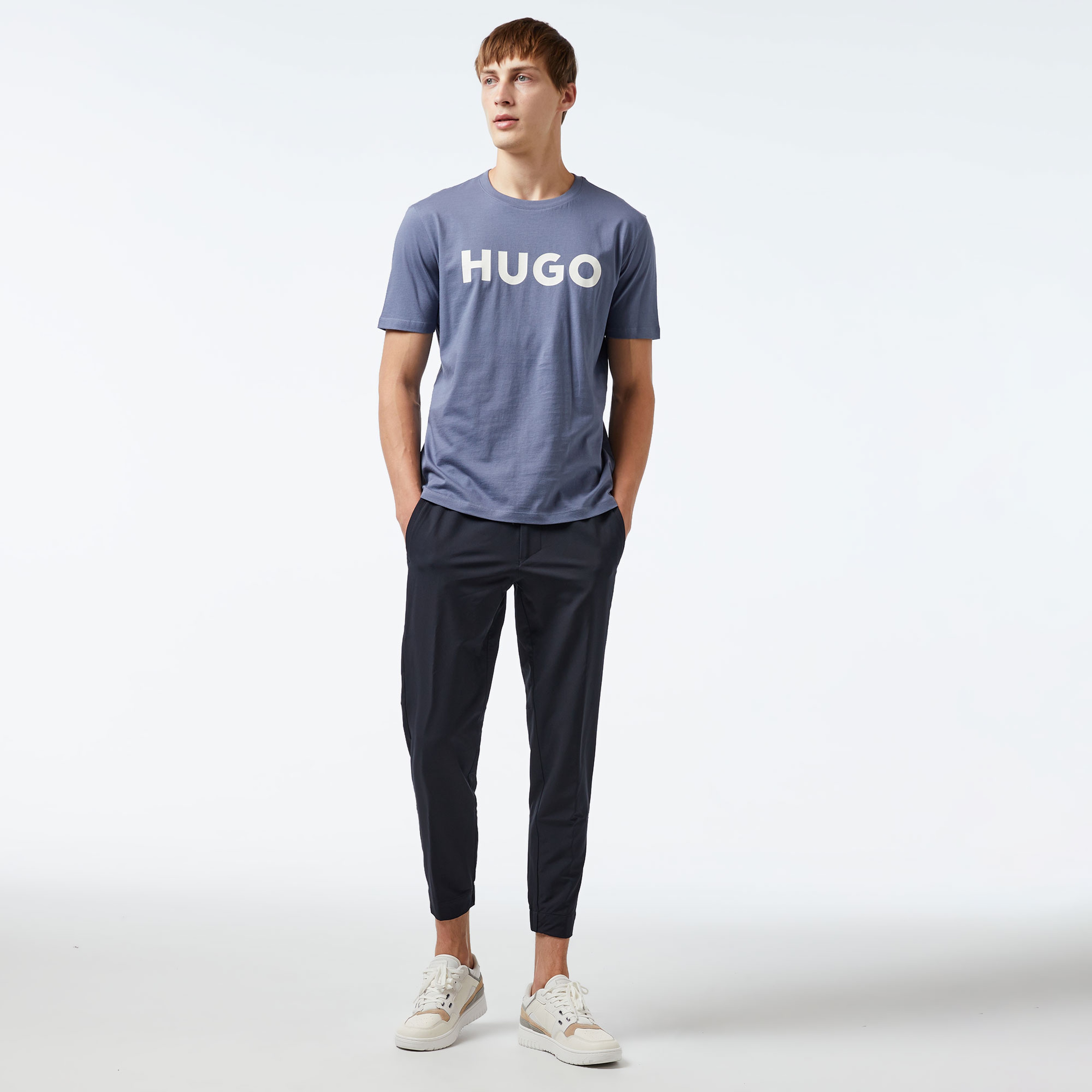 Hugo Erkek Mavi T-Shirt