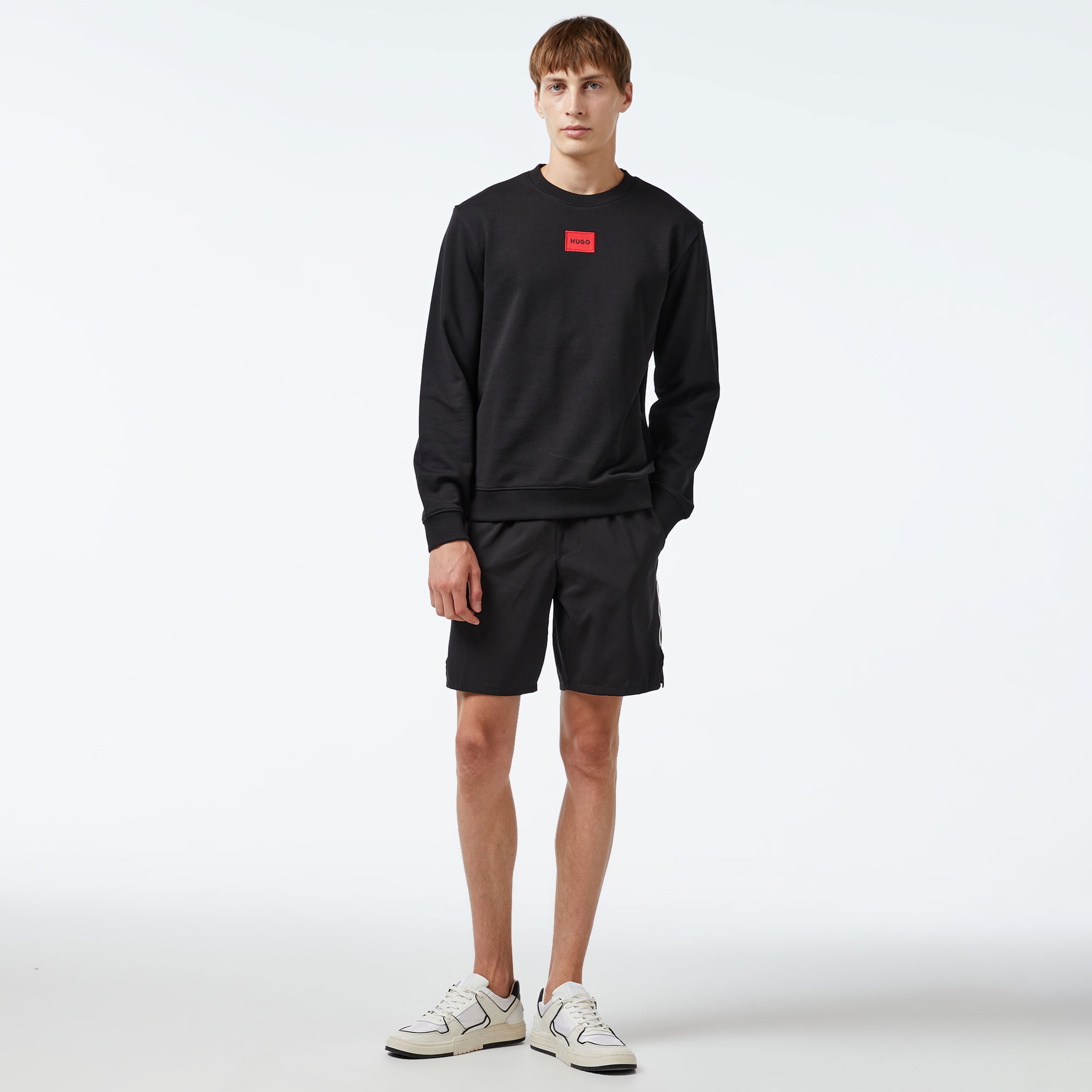 Hugo Erkek Siyah Sweatshirt
