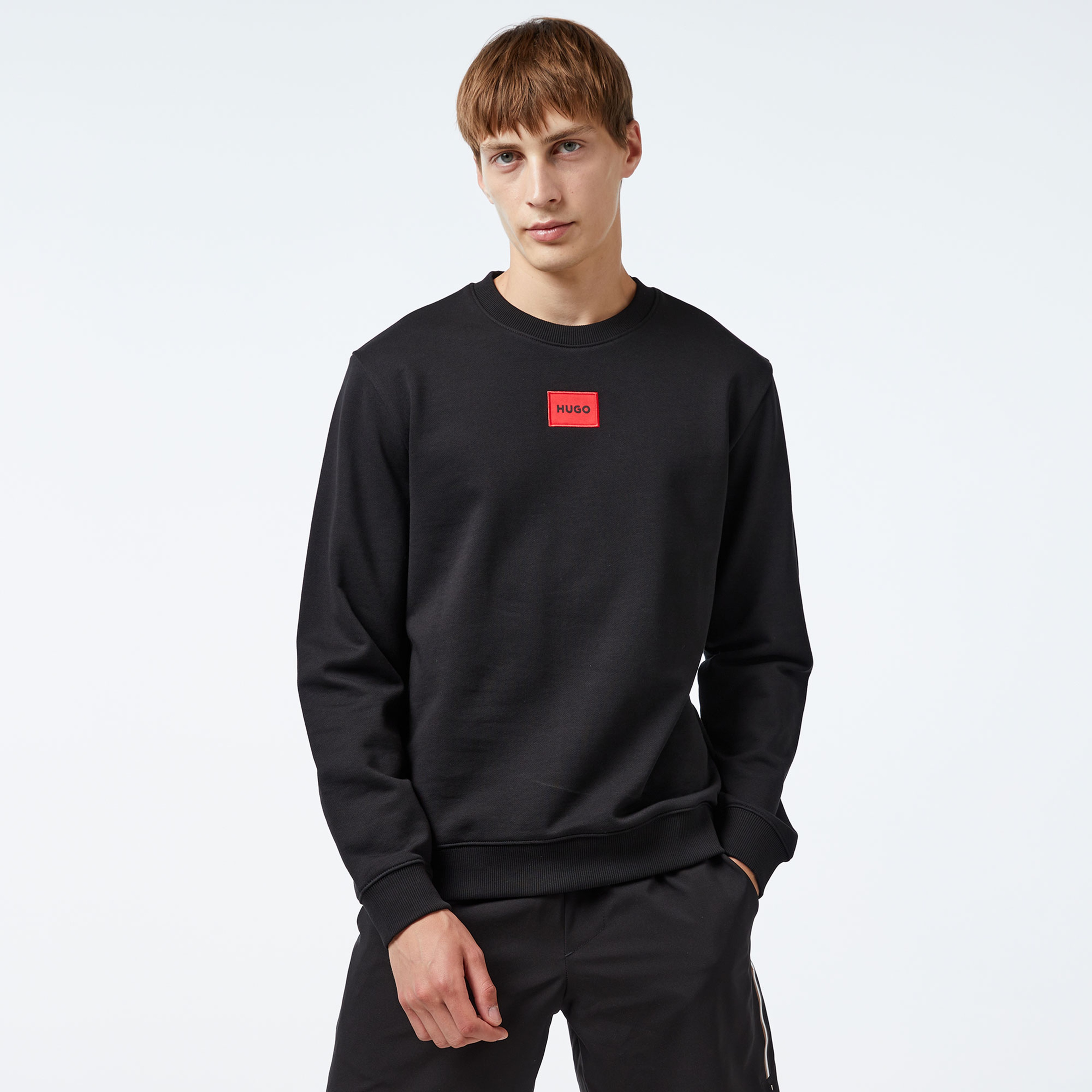 Hugo Erkek Siyah Sweatshirt