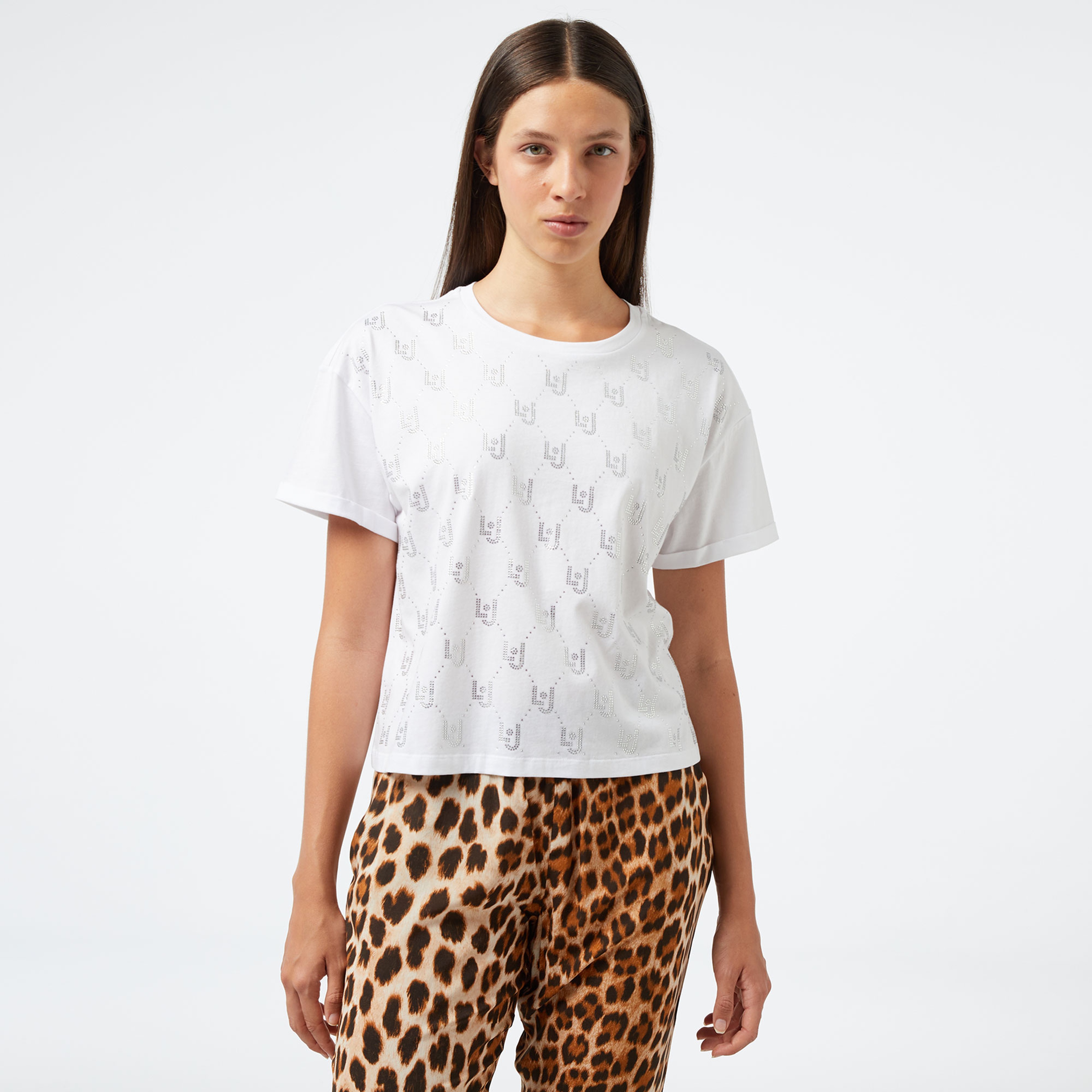 Liu Jo Kadın Beyaz T-Shirt